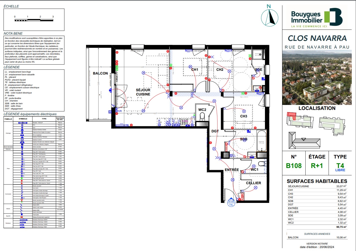 Appartement 4 pièces de 90.75 m2 quartier Trespoey — photo 4