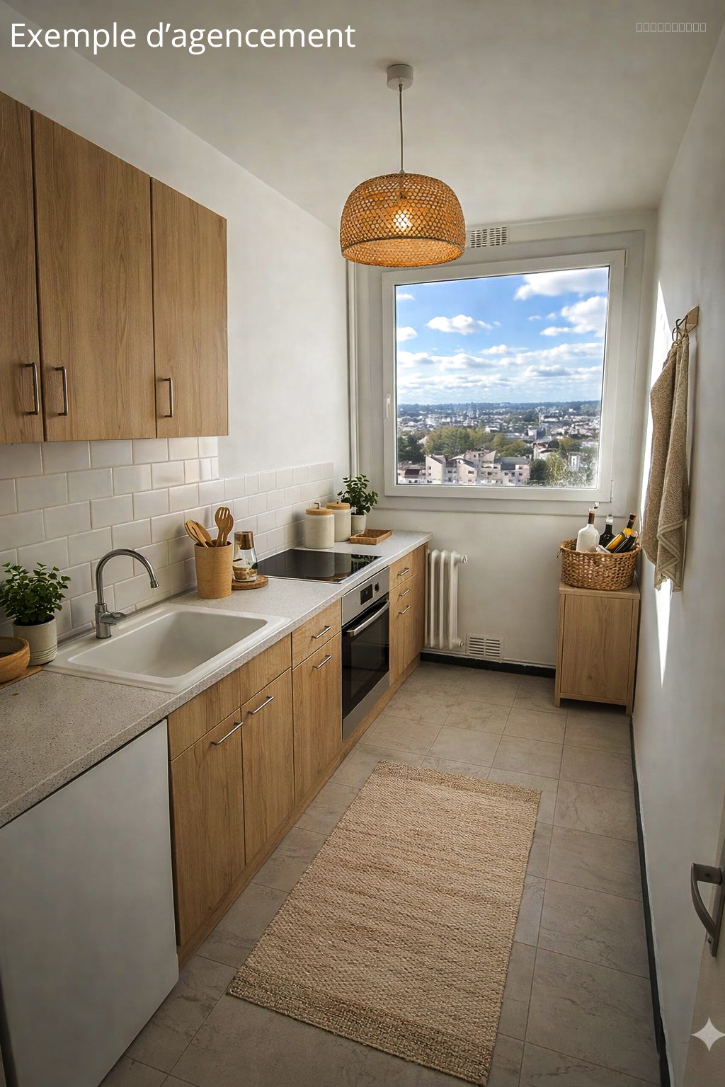 APPARTEMENT 30M2 - 1 PIÈCE AVEC BALCON ET VUE PANORAMIQUE — photo 7