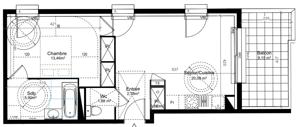 Appartement T2 - Le Crès — photo 3