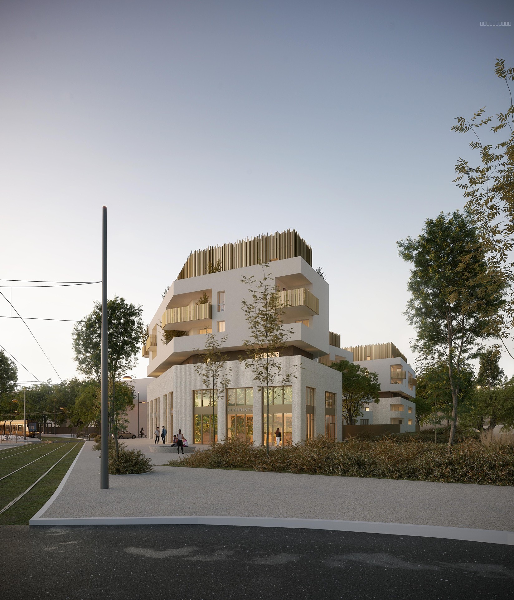 BUREAUX  au Rdc immeuble moderne face Tramway — photo 3