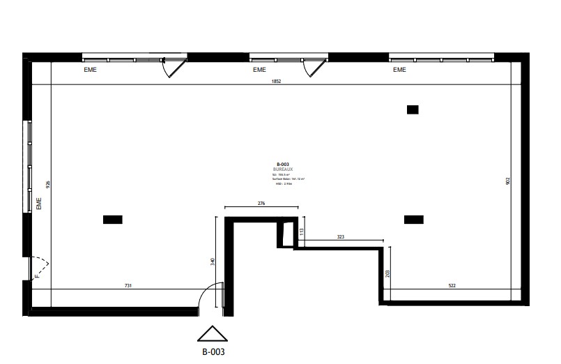 BUREAUX  au Rdc immeuble moderne face Tramway — photo 2