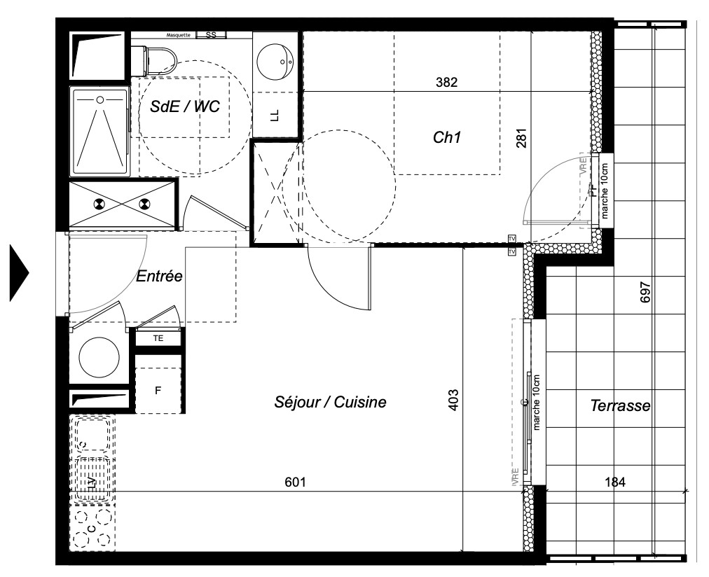 Appartement T2 - Saint-Aunès — photo 3