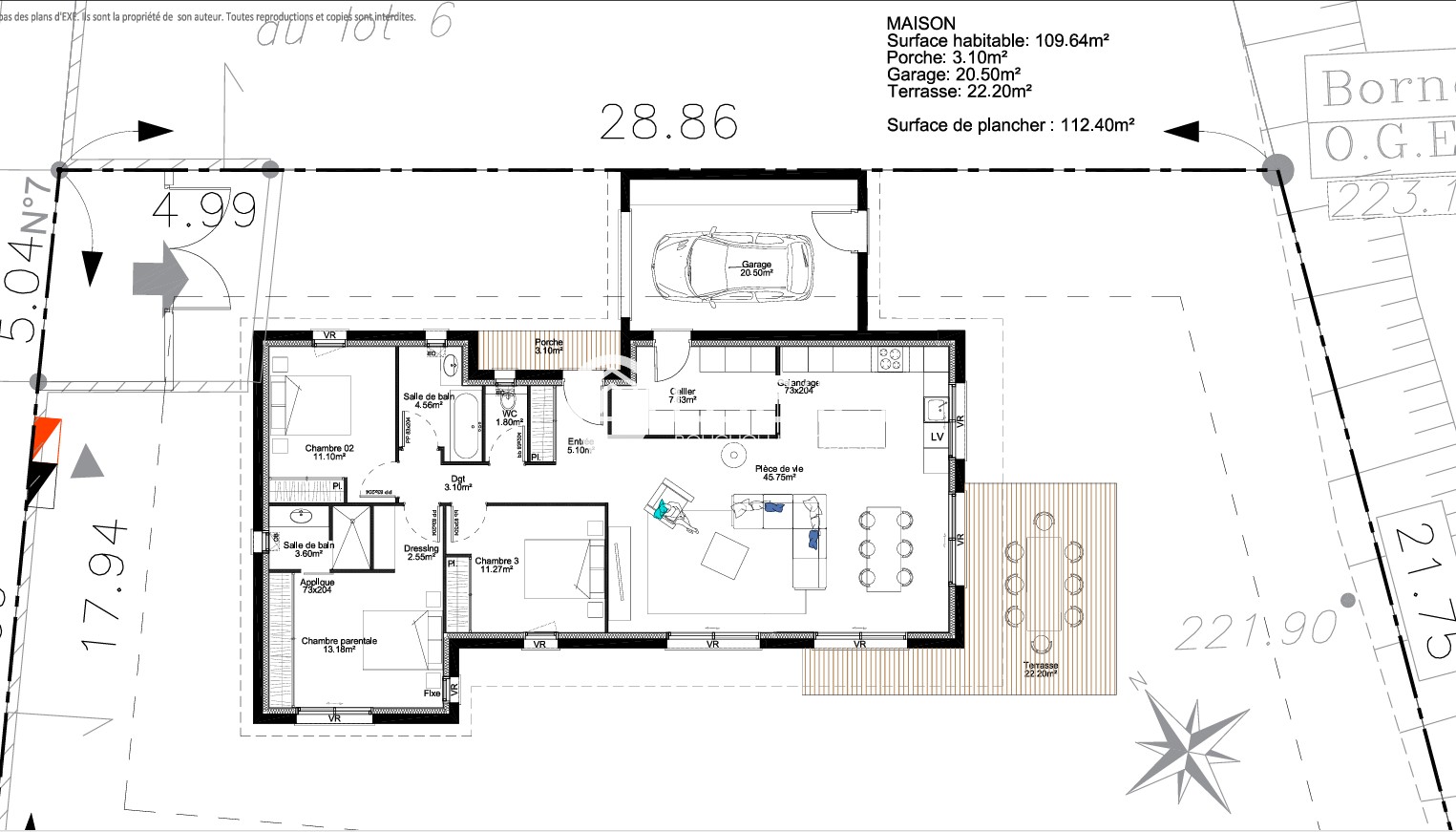 Maison t4 neuve Montardon — photo 9