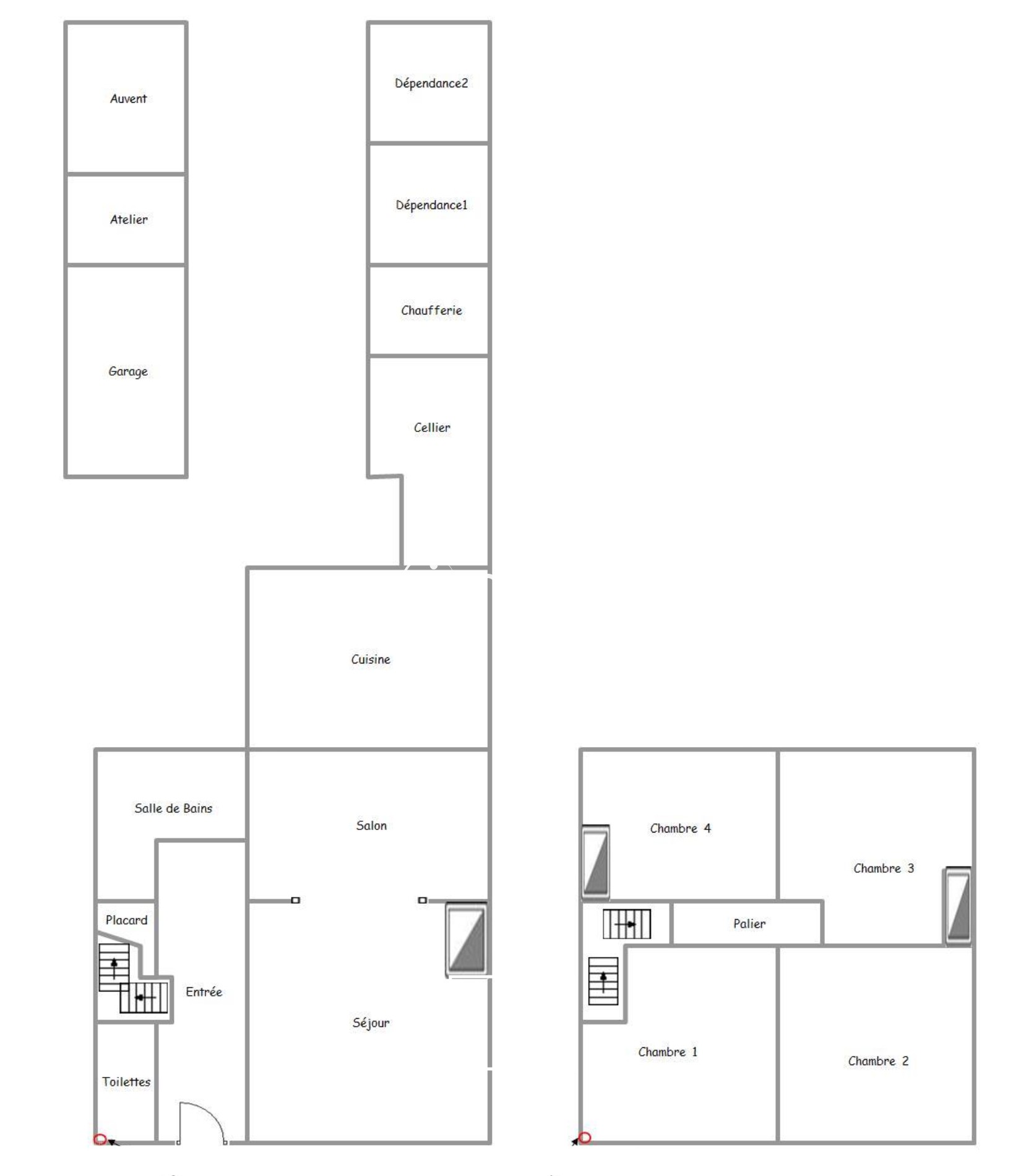LEFOREST, maison type 6 - 4 chambres - 1835m2 -  jardin clos et arboré — photo 6