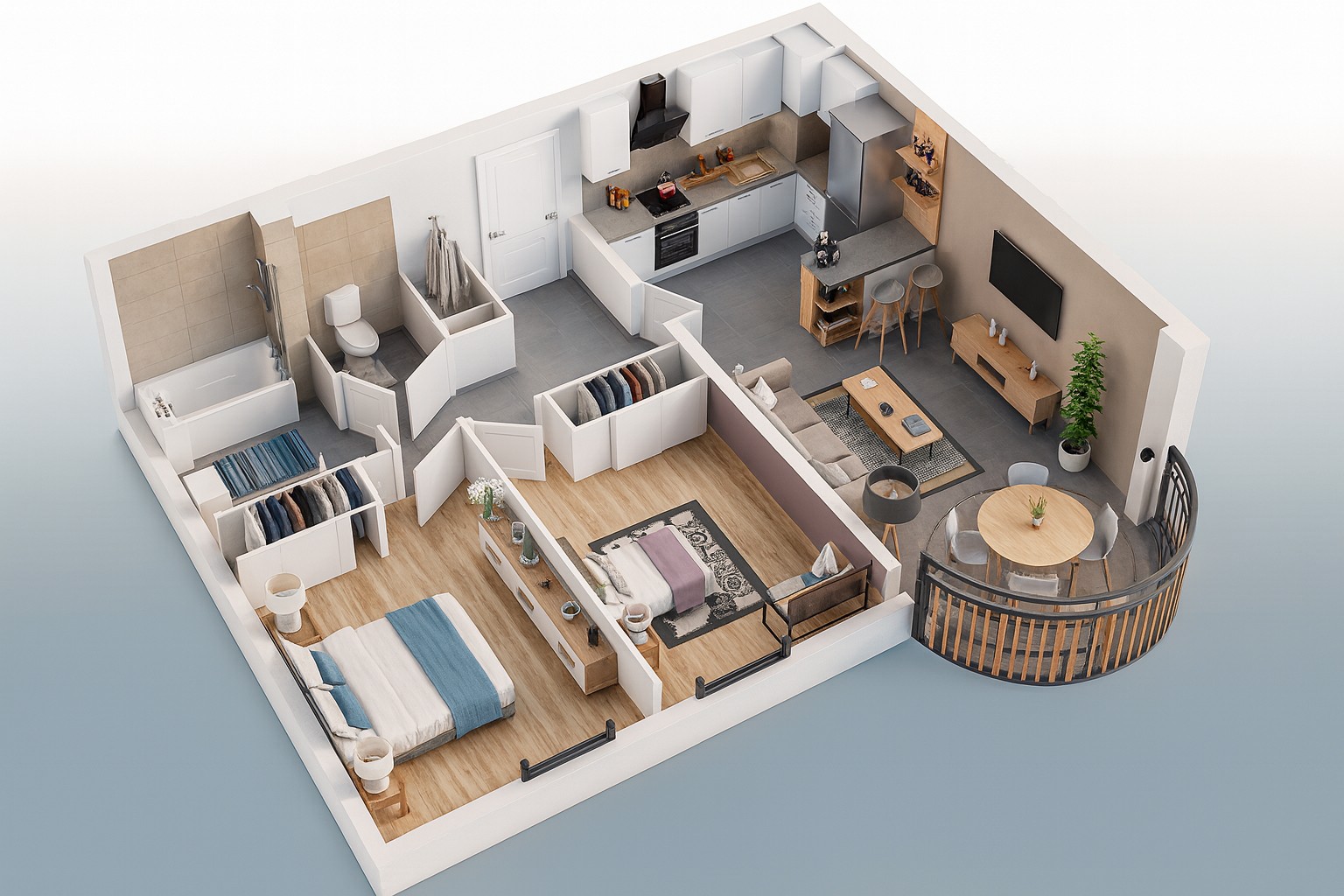 UN T3 de 66,30m2 A ABONDANCE STATION VILLAGE — photo 6