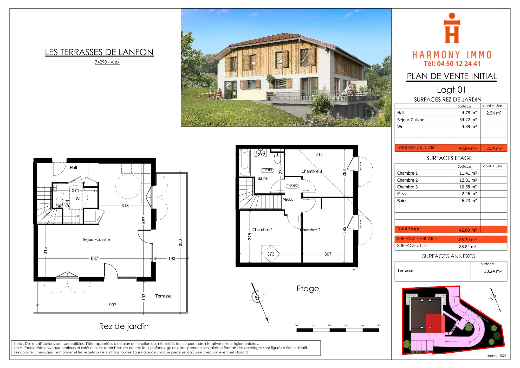 Duplex neufs à saisir à Alex avec garage et place de parking ! — photo 2