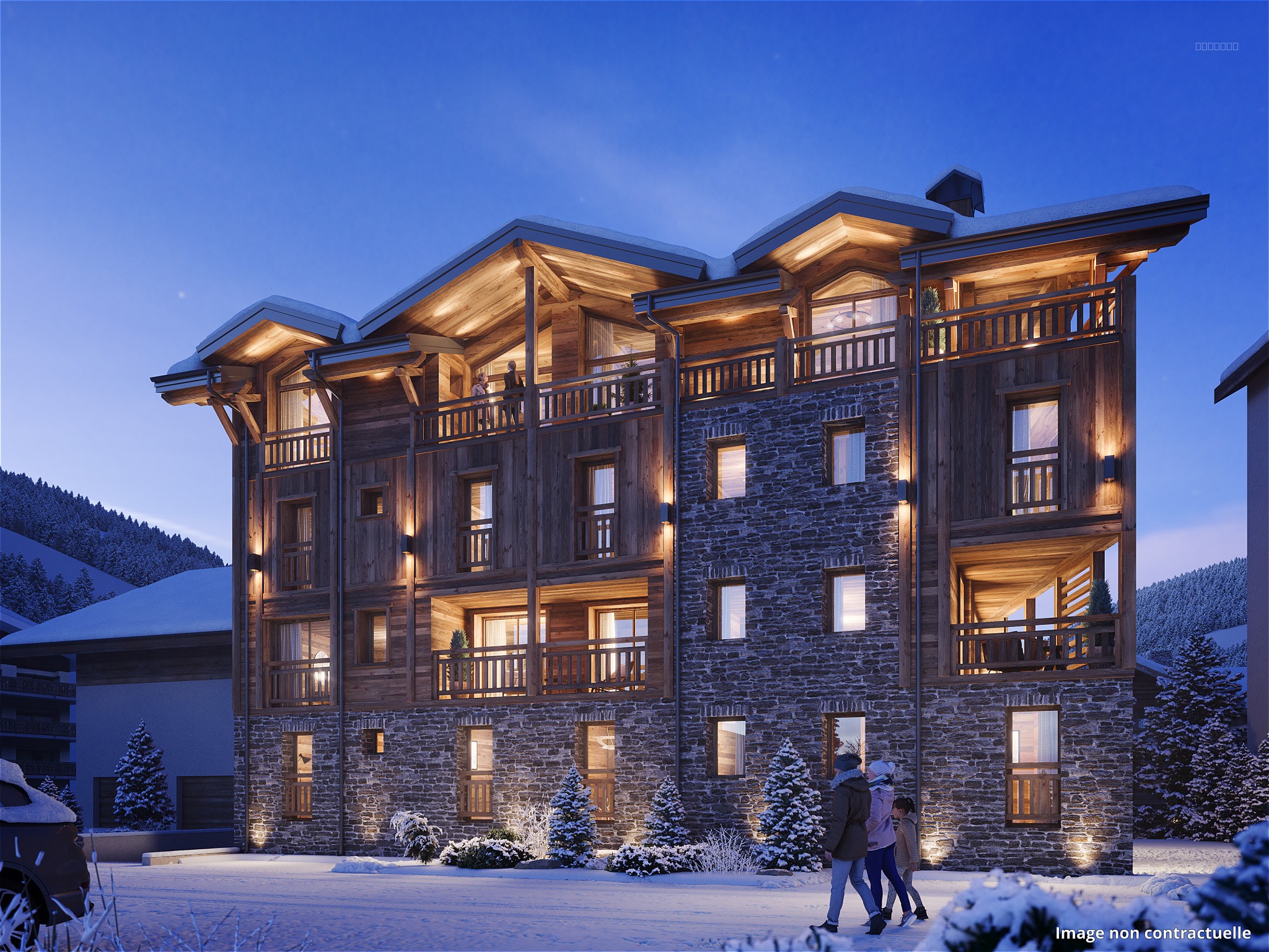 Les Gets - Appartement T3 de 47m2 - Construction neuve en VEFA - Centre village — photo 1
