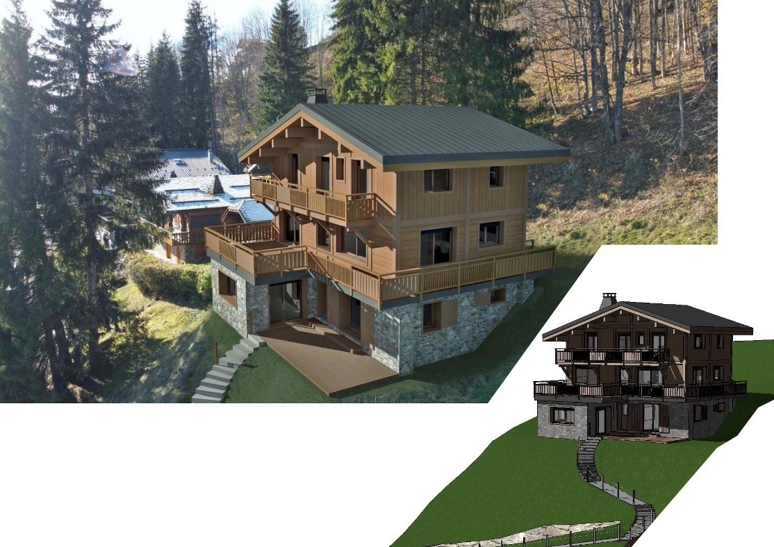 Chalet de 150 m2   Opportunité de rénovation   Les Gets — photo 2
