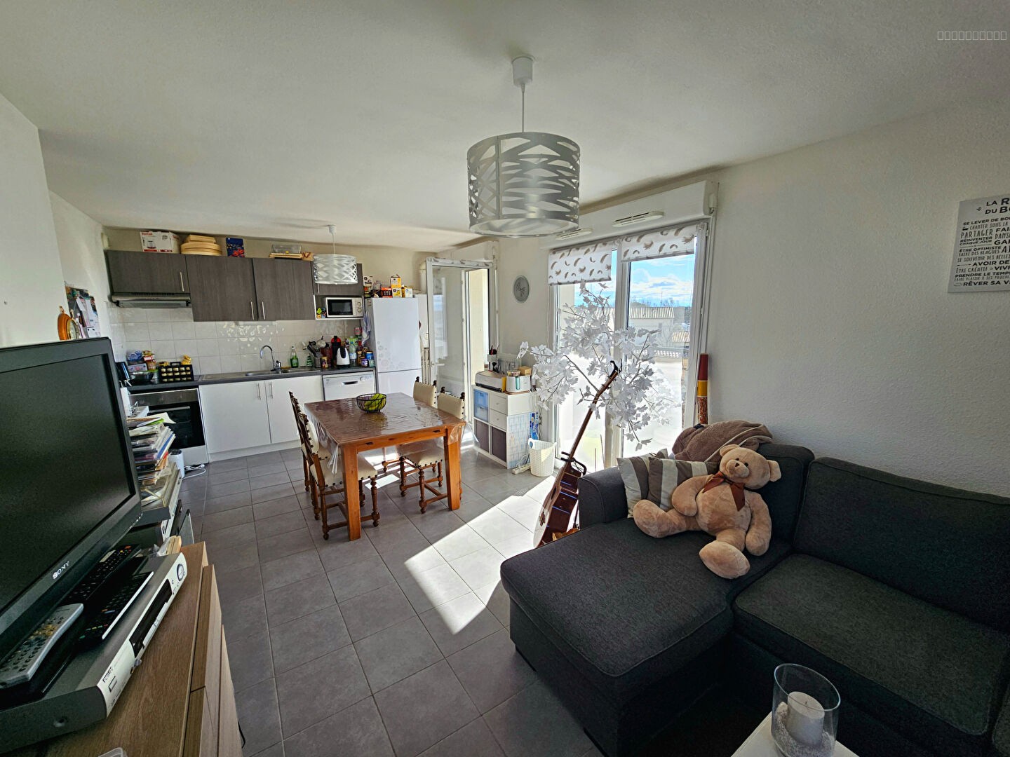 T3 exposé Sud-Ouest avec balcon et parking à Seysses en dernier étage — photo 3