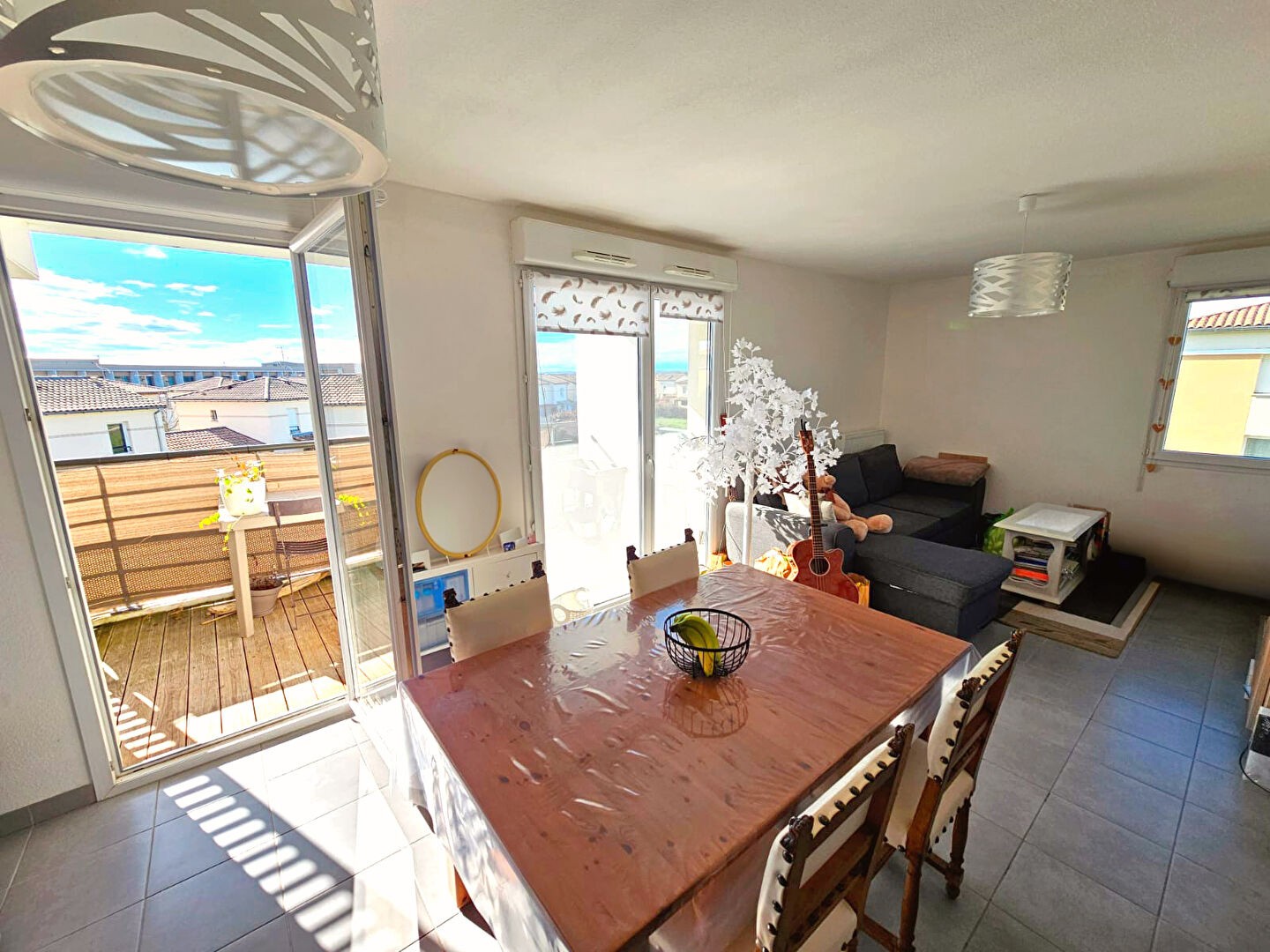 T3 exposé Sud-Ouest avec balcon et parking à Seysses en dernier étage — photo 2