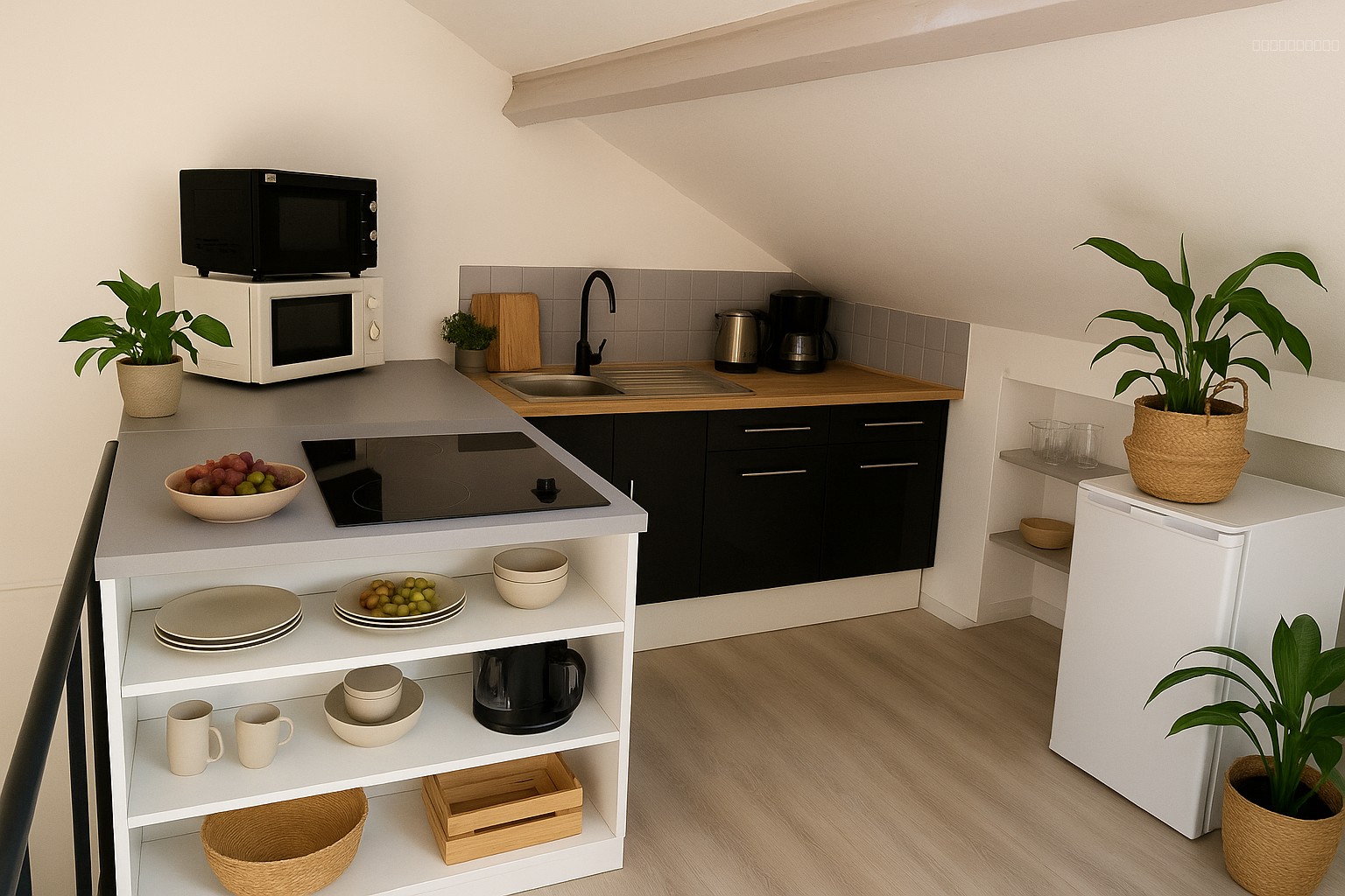 T2 à Bonnefoy, 60 m2 au sol et 31 m2 loi Carrez, en dernier etage — photo 3