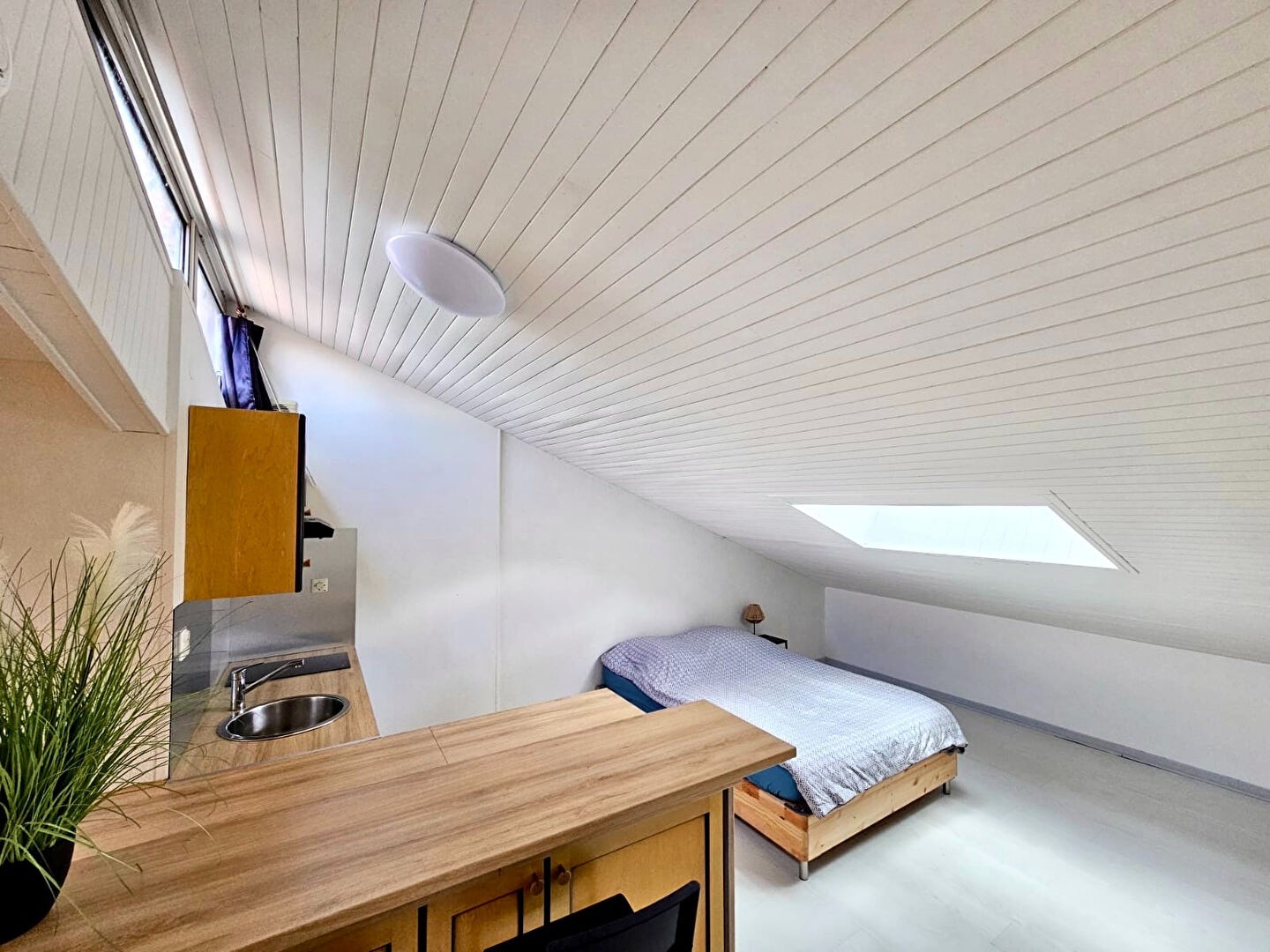 Studio rénové en dernier étage aux Carmes de 27m2 au sol. — photo 2