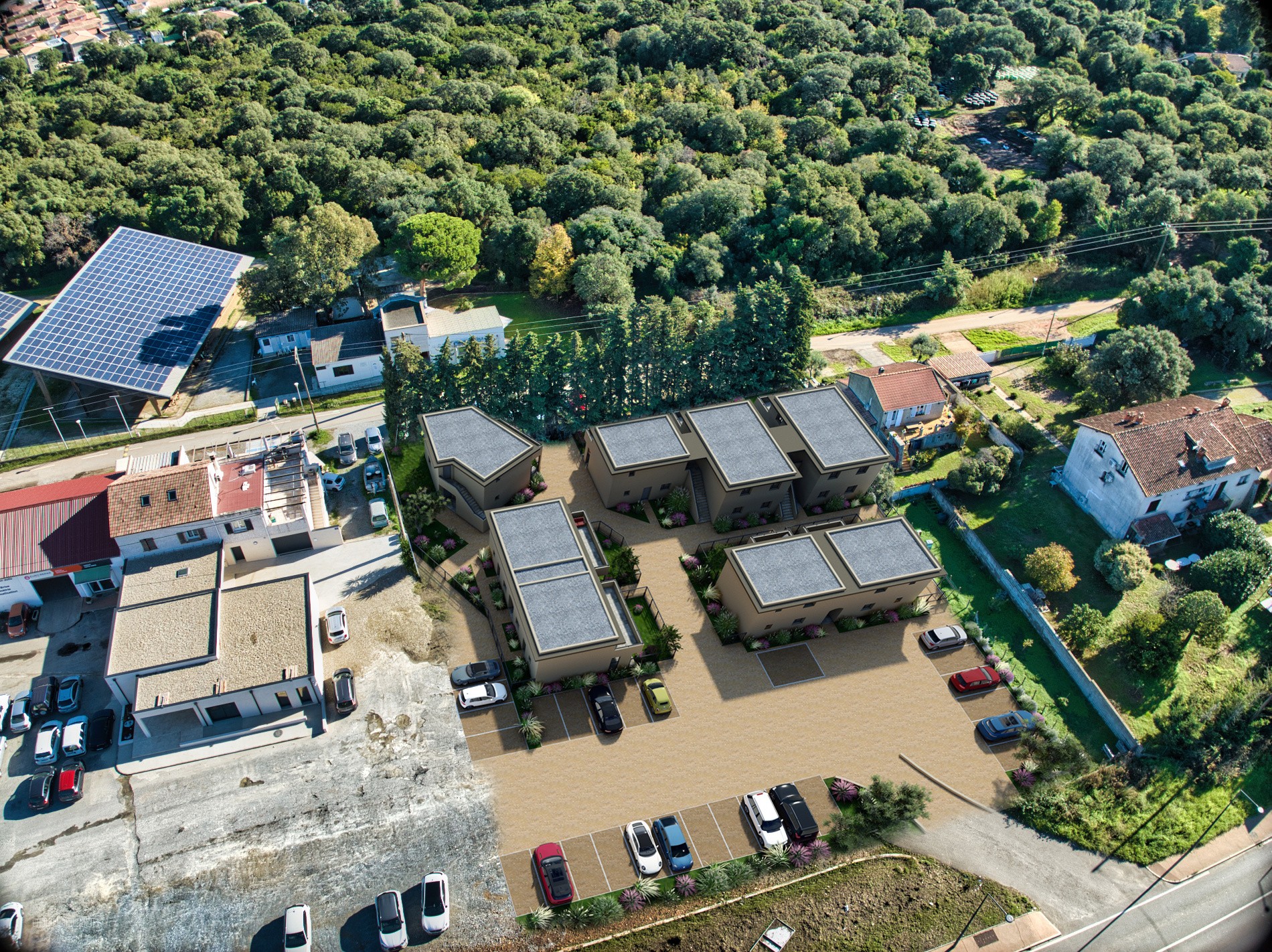 Appartement T2 avec terrasse & jardin   43,46 m2 — photo 4