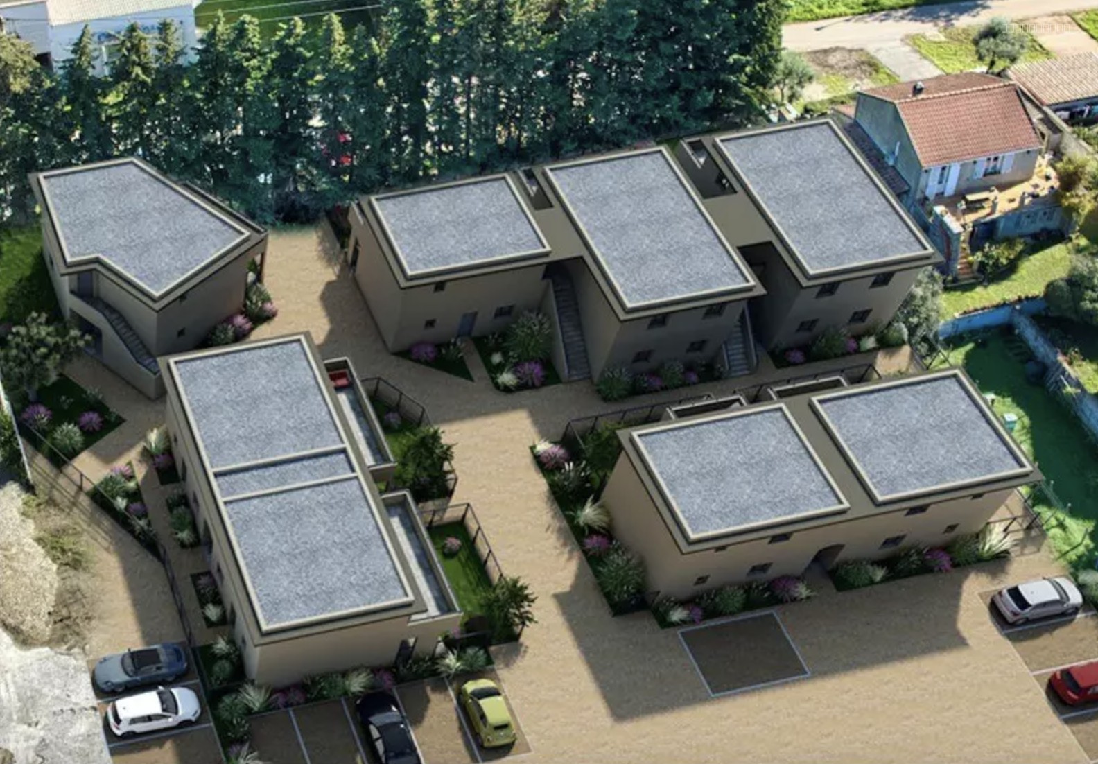 Appartement T2 avec terrasse & jardin   43,46 m2 — photo 3