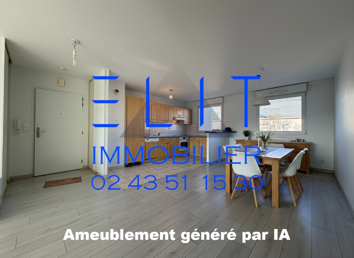E2269 | EXCLUSIVITÉ | APPARTEMENT T5 88 m2 LUMINEUX LE MANS LIBÉRATION — photo 3