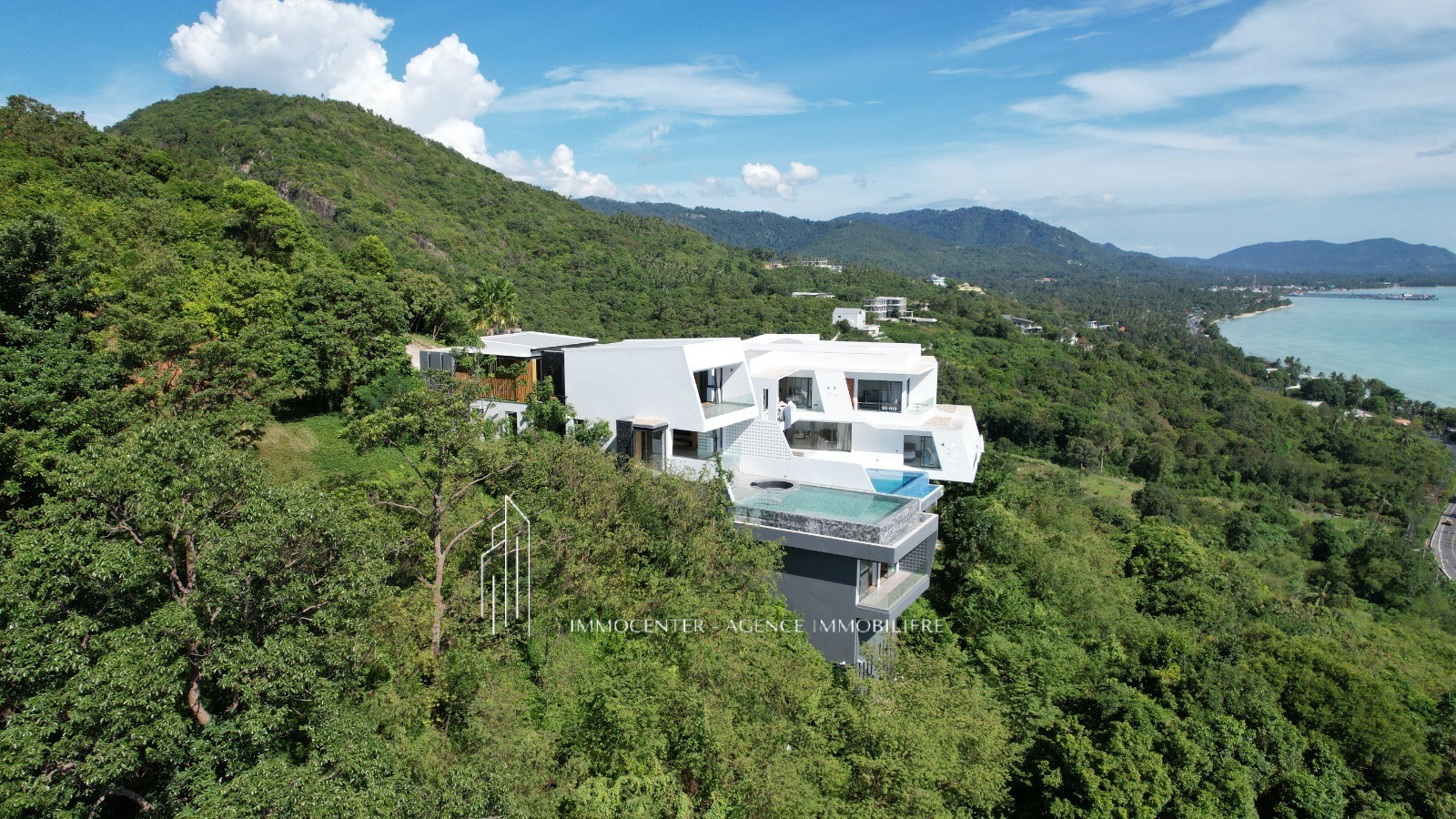 KOH SAMUI A NATHON MODERN VILLA SEA VIEW — photo 2