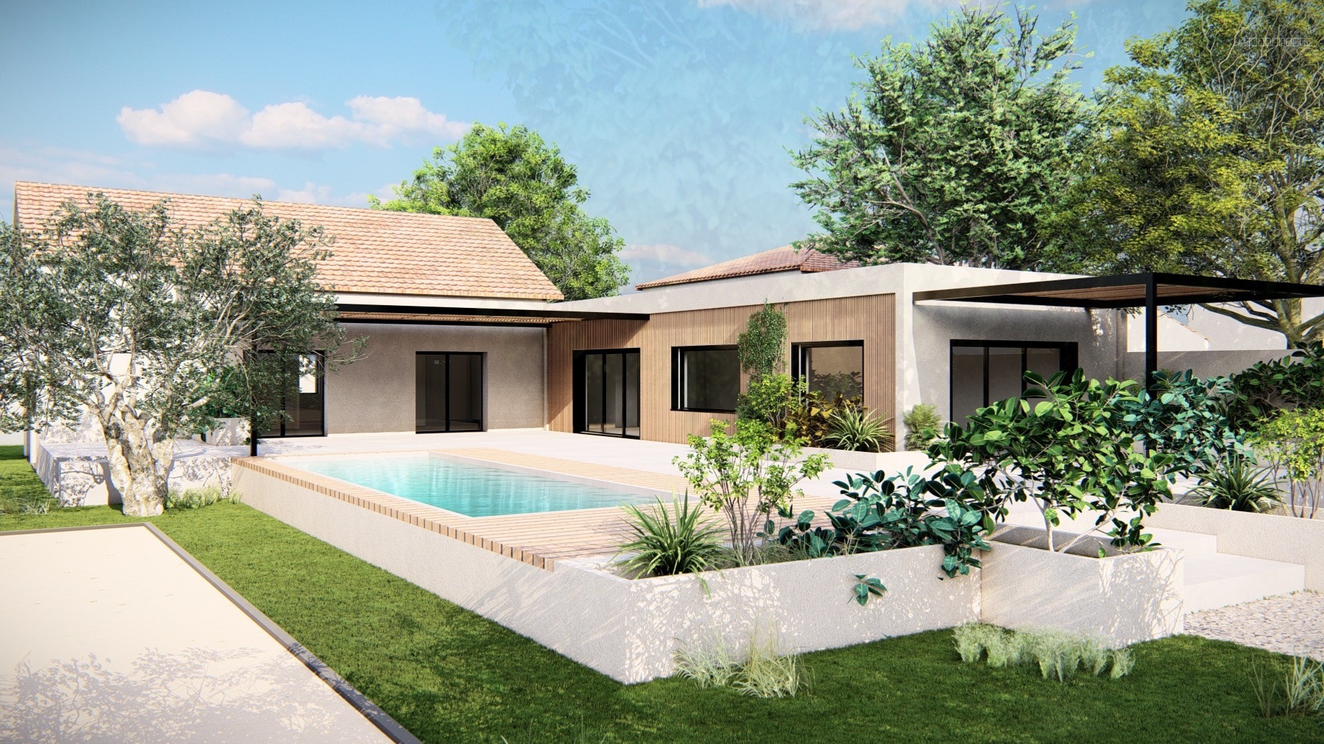 Maison à rénover avec beaucoup de potentiel à la Pompignane, dans la verdure, permis accepté — photo 5