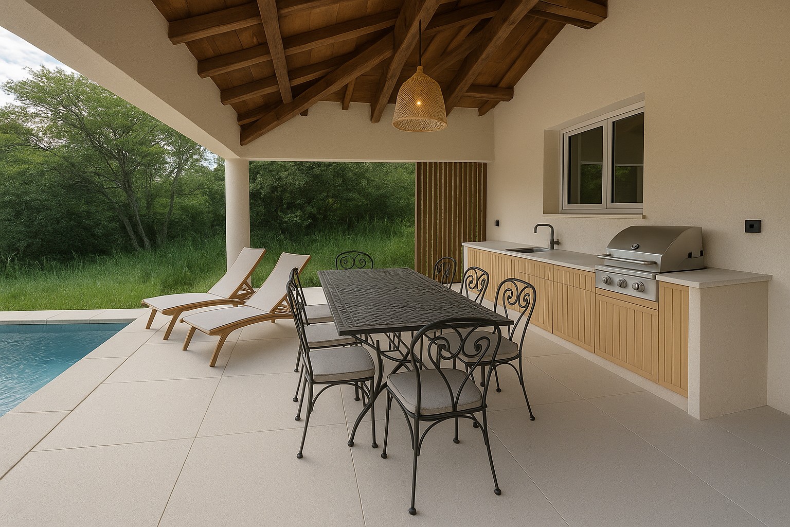 Villa de luxe aux volumes et prestations incroyables sur les hauteurs de Saint-Clément-de-Rivière — photo 3