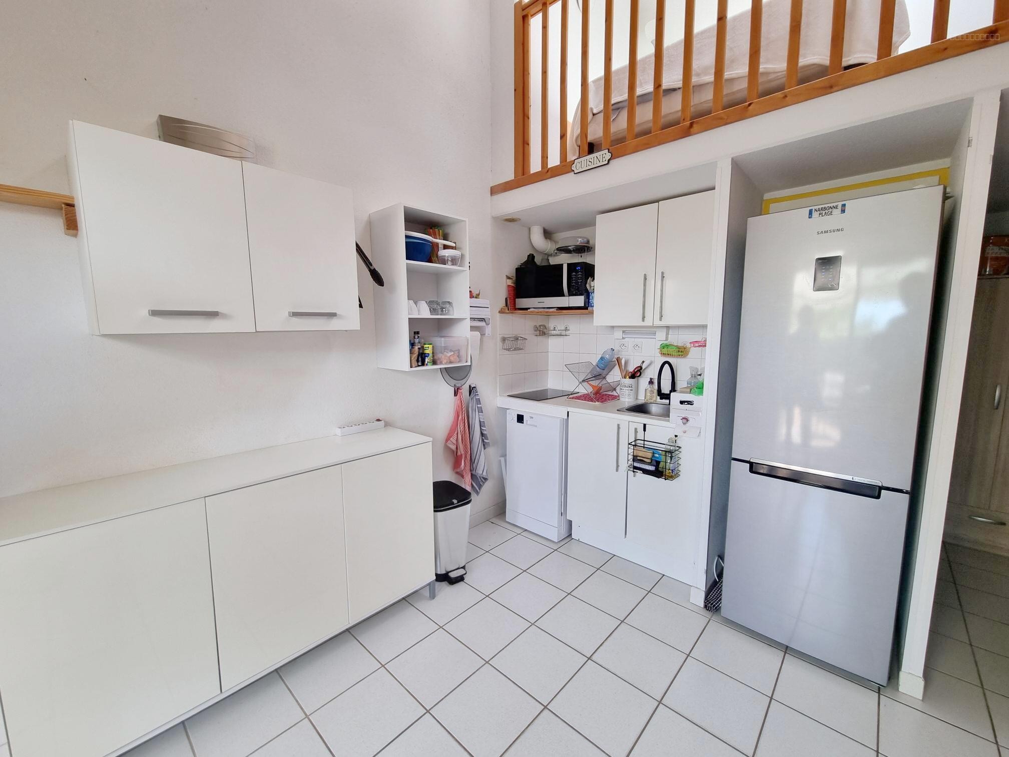 MAISON 25 M2  1 CHAMBRE + CABINE, JARDIN ET PISCINE NARBONNE PLAGE — photo 7