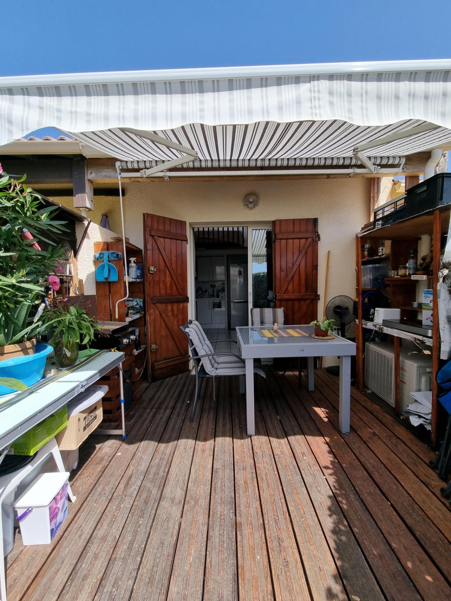 MAISON 25 M2  1 CHAMBRE + CABINE, JARDIN ET PISCINE NARBONNE PLAGE — photo 2