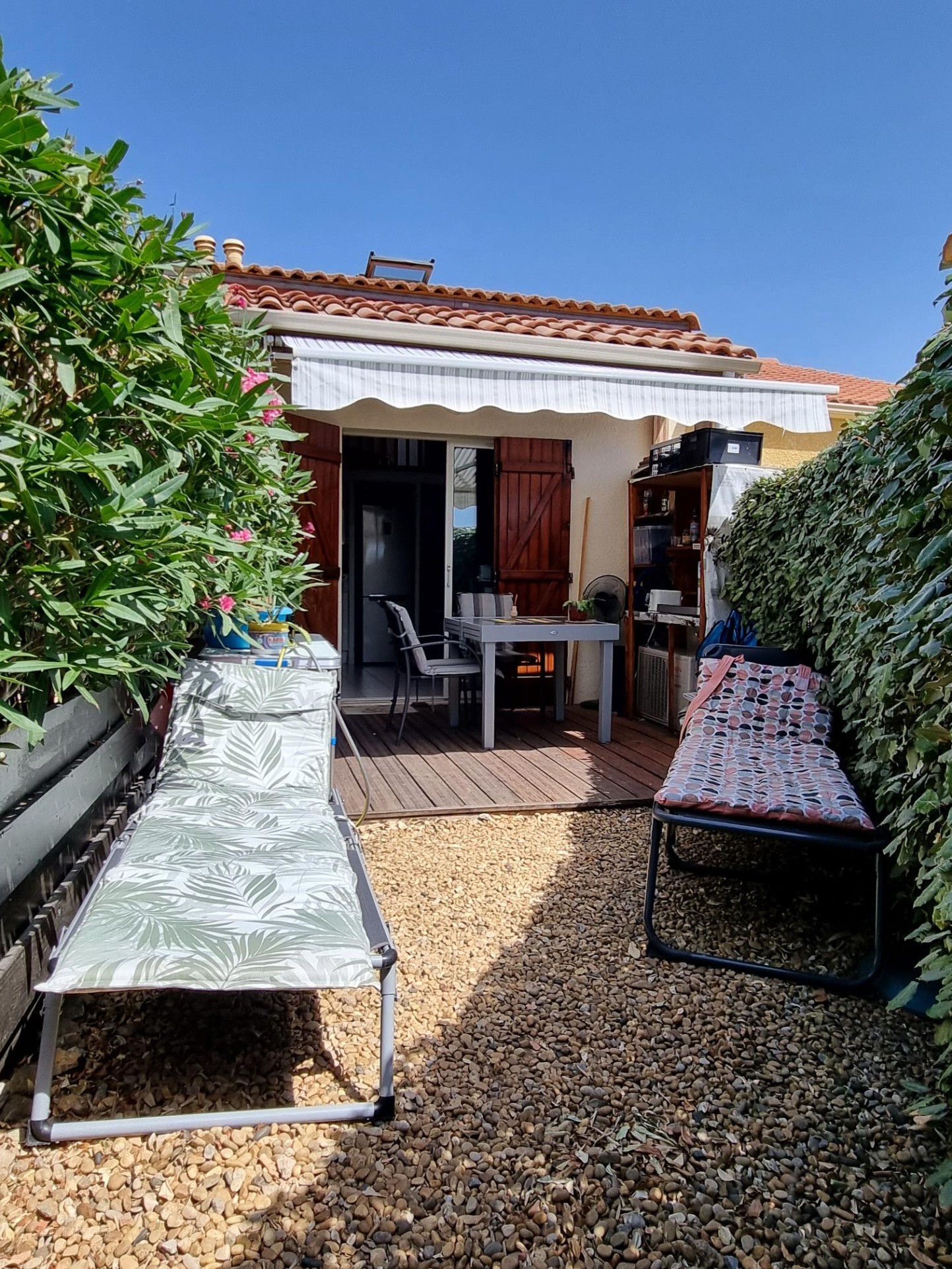 MAISON 25 M2  1 CHAMBRE + CABINE, JARDIN ET PISCINE NARBONNE PLAGE — photo 12