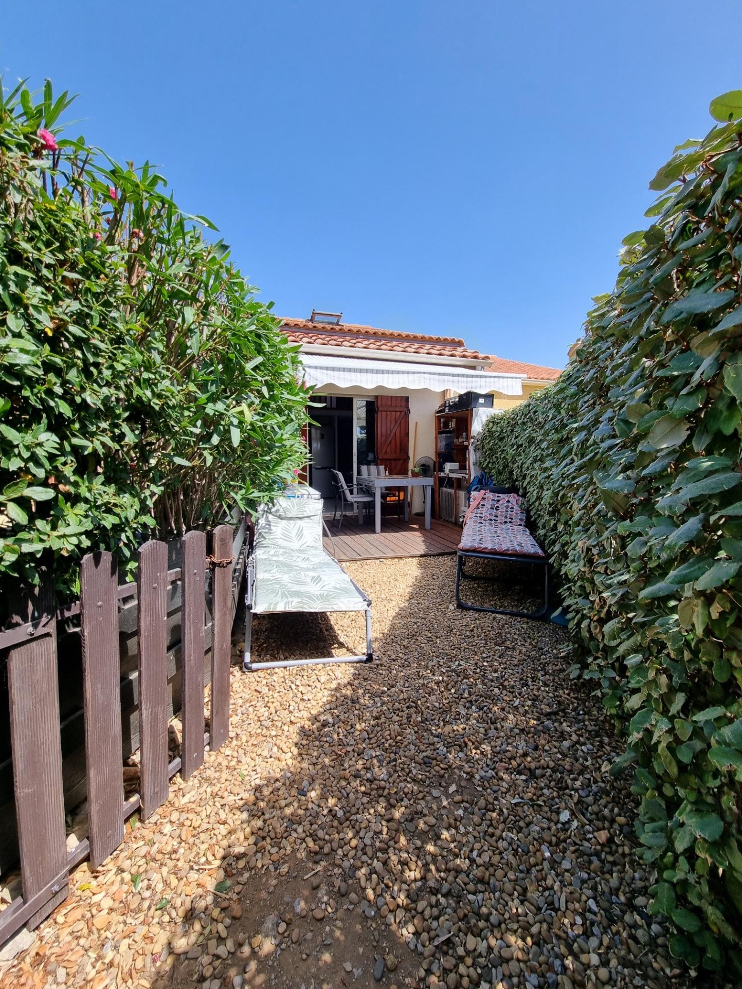 MAISON 25 M2  1 CHAMBRE + CABINE, JARDIN ET PISCINE NARBONNE PLAGE — photo 11