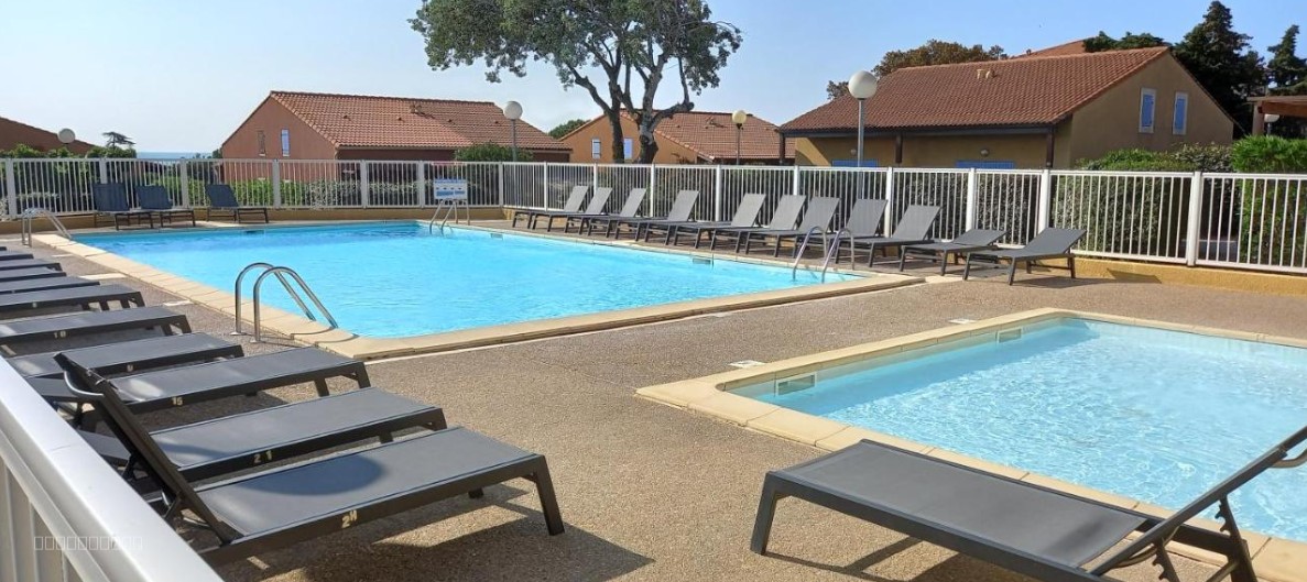 MAISON 25 M2  1 CHAMBRE + CABINE, JARDIN ET PISCINE NARBONNE PLAGE — photo 10