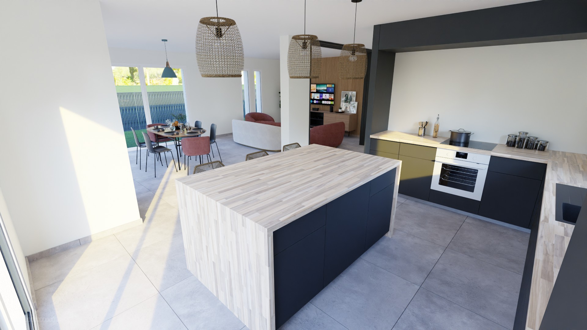 PREVESSIN MOENS 01280, VILLA 7 PIECES 157m2, 5 CHAMBRES, GARAGES, JARDIN — photo 6