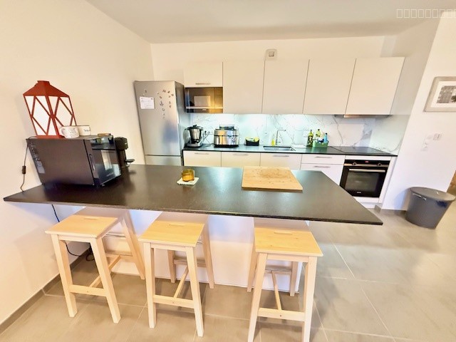EXCLU : T3 71m2 AVEC BALCON et GARAGE DOUBLE EN SS SOL  01630 ST GENIS POUILLY — photo 3