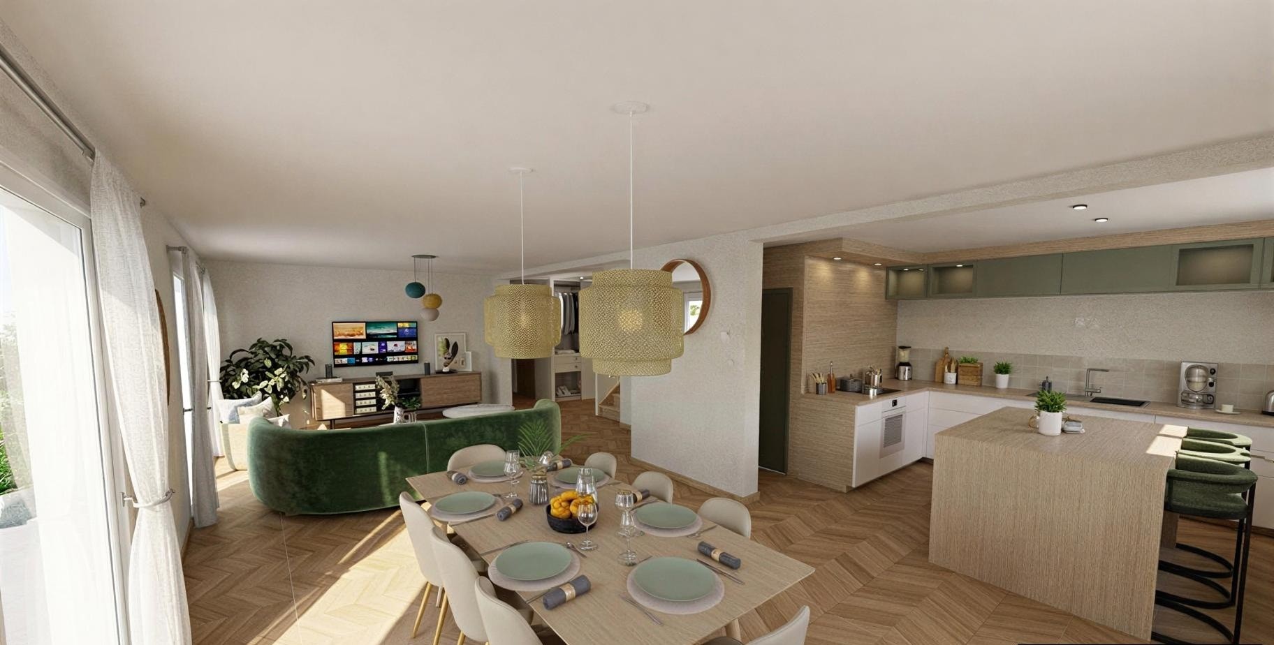 PREVESSIN MOENS 01280, VILLA 6 PIECES 170m2, 5 CHAMBRES, GARAGES, JARDIN — photo 4