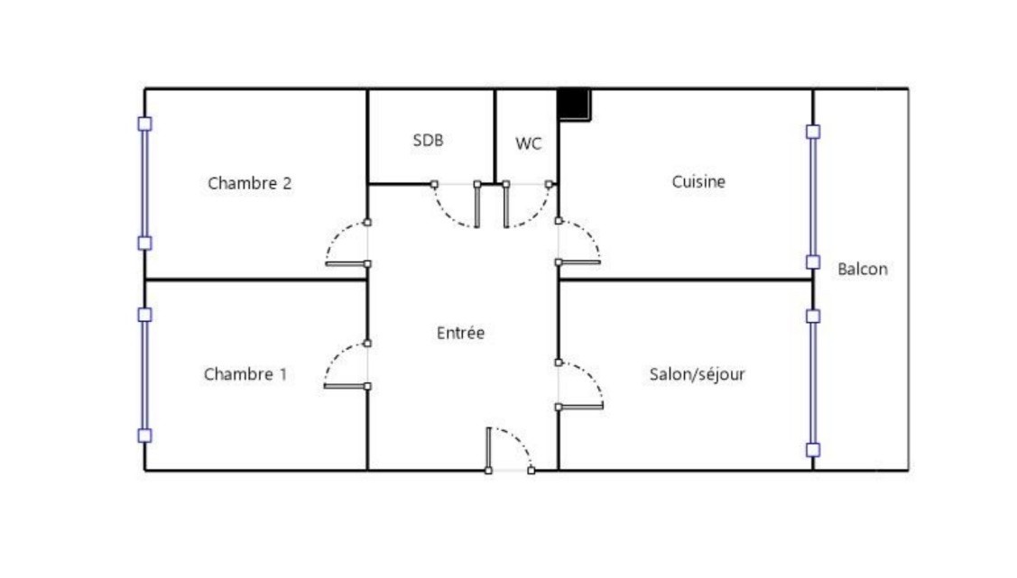 Appartement T3 de 62 m2 avec ascenseur, balcon et garage — photo 12
