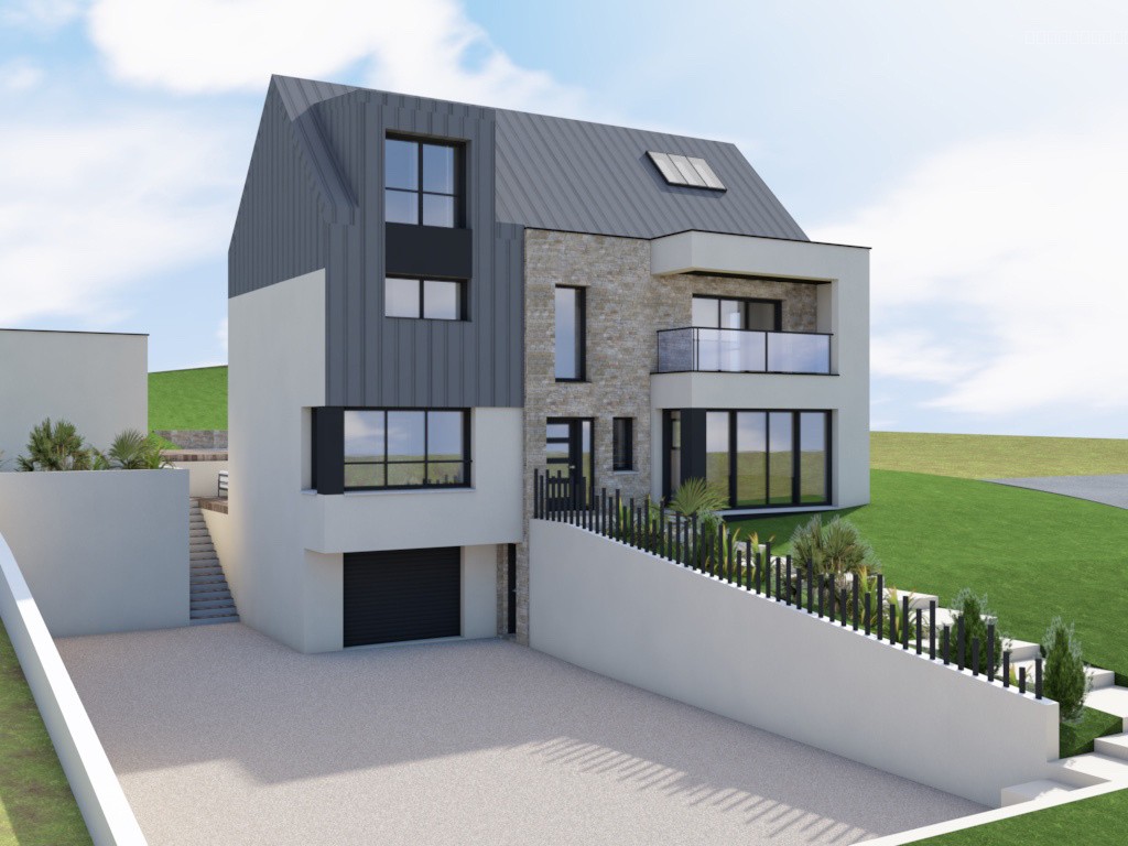 Terrain constructible Pont Réan 1169 m2 — photo 5