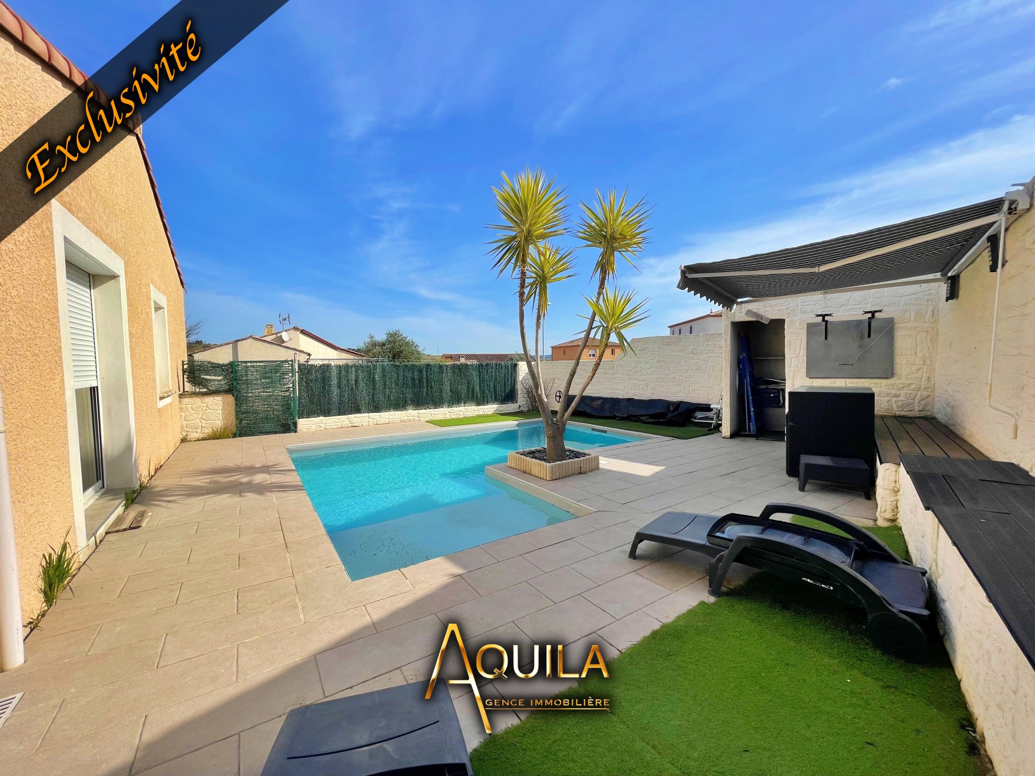 Villa plain pied au calme avec piscine — photo 4