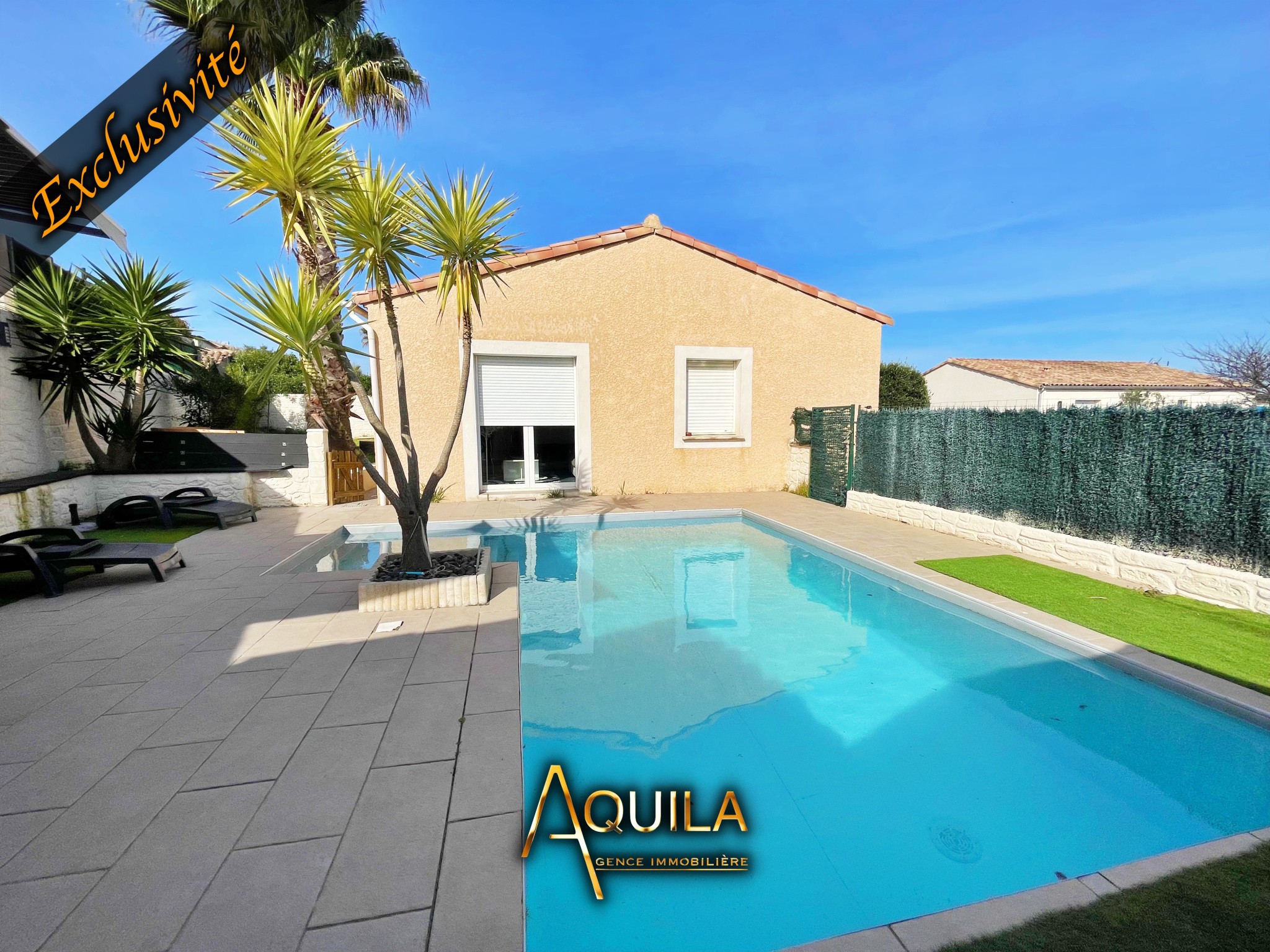 Villa plain pied au calme avec piscine — photo 3