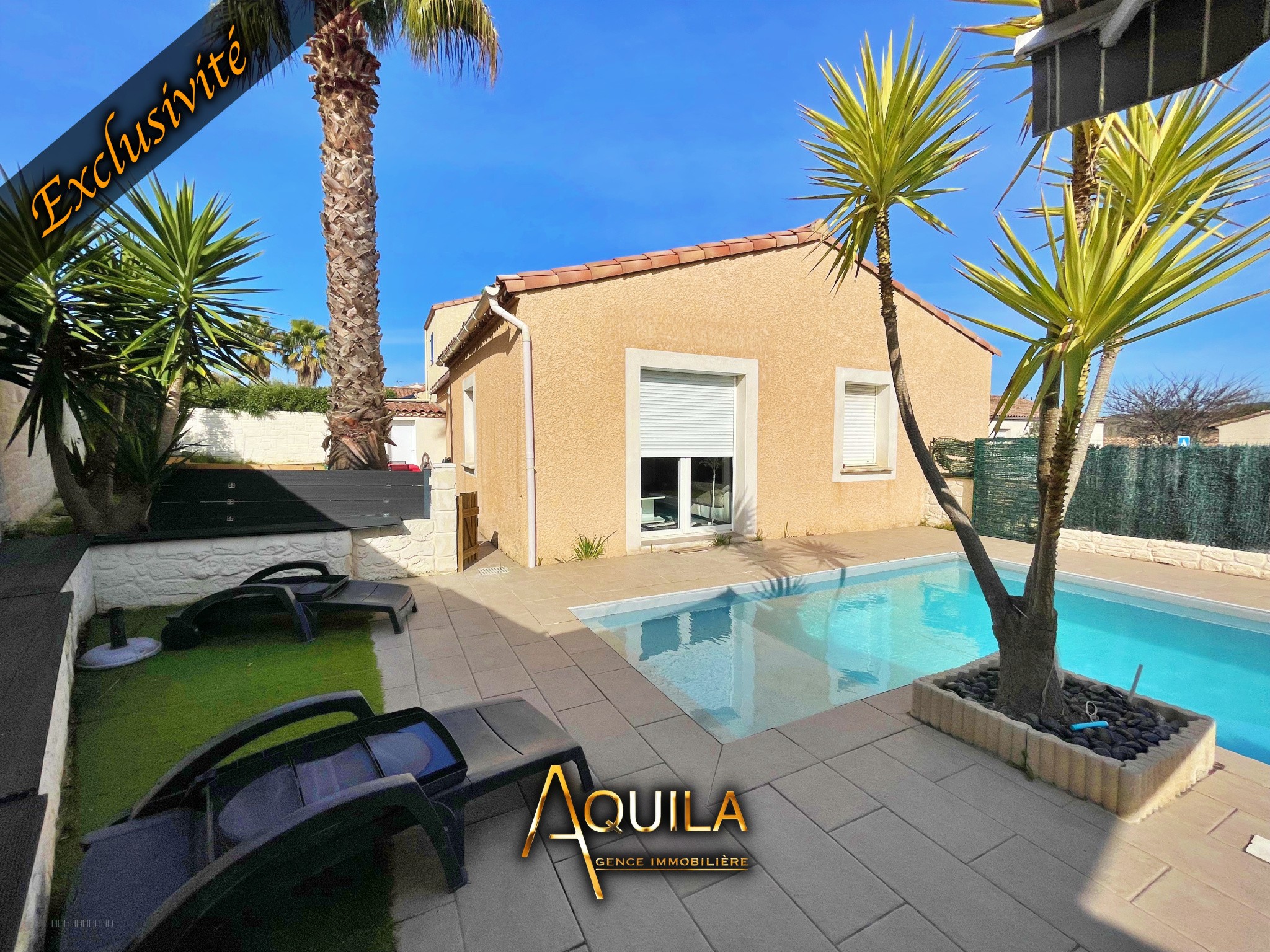 Villa plain pied au calme avec piscine — photo 2