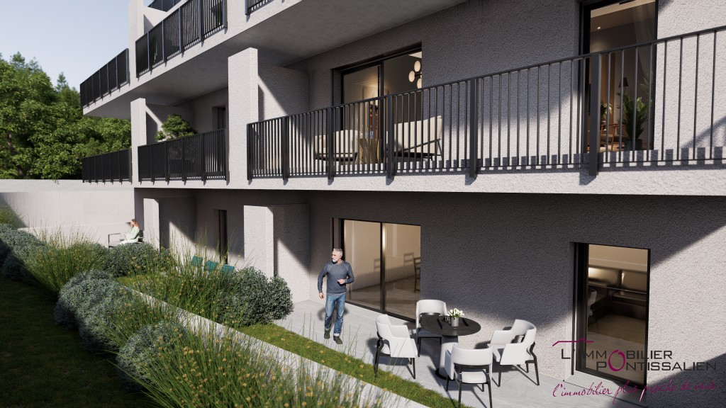 PONTARLIER - HYPER CENTRE : APPARTEMENT DE TYPE 4 AVEC TERRASSE ET JARDIN — photo 2