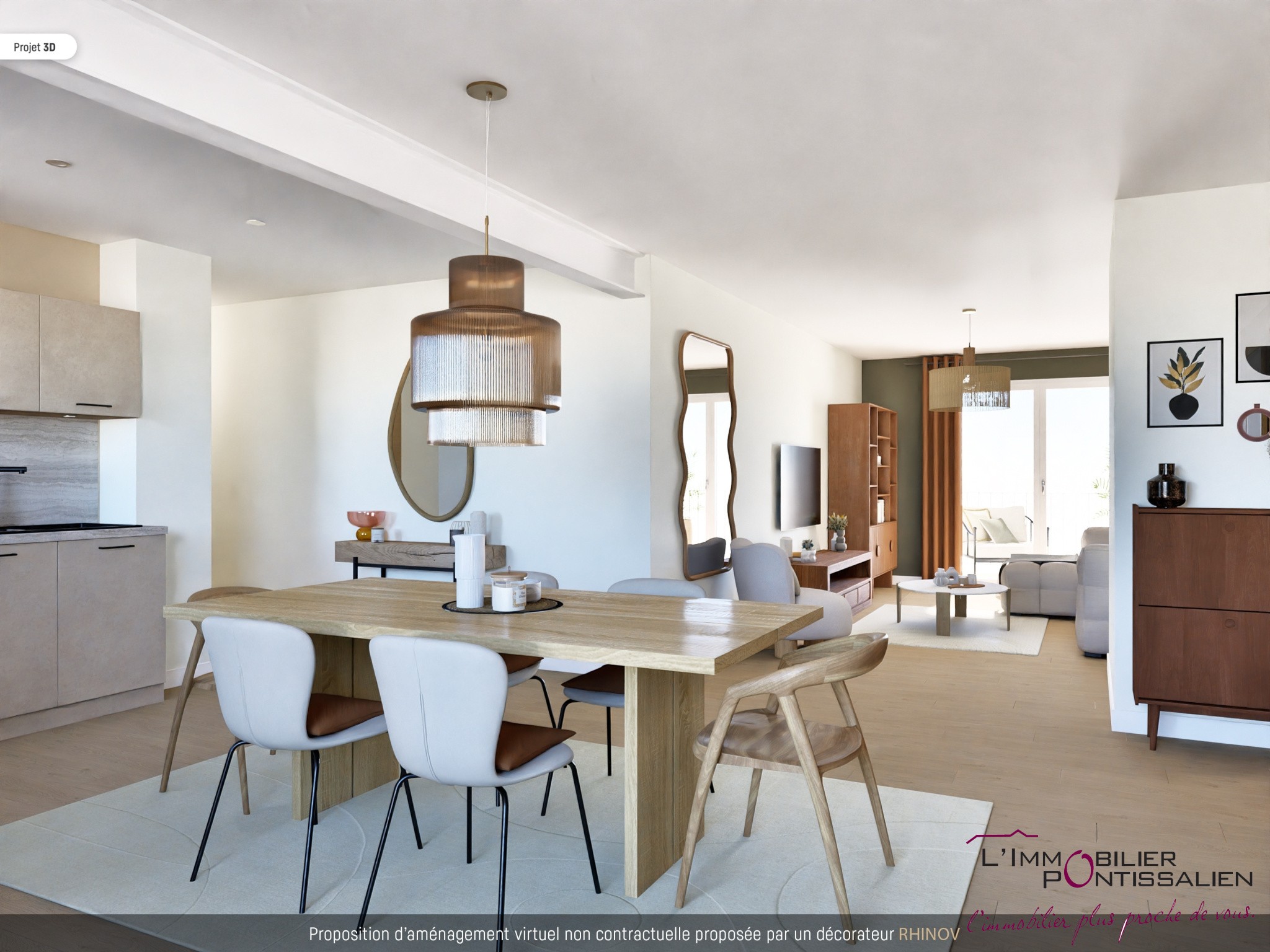 PONTARLIER- RESIDENCE DES LAVAUX : APPARTEMENT DE TYPE 5 AVEC TERRASSES, JARDIN, ASCENSEUR ET CAVE — photo 4