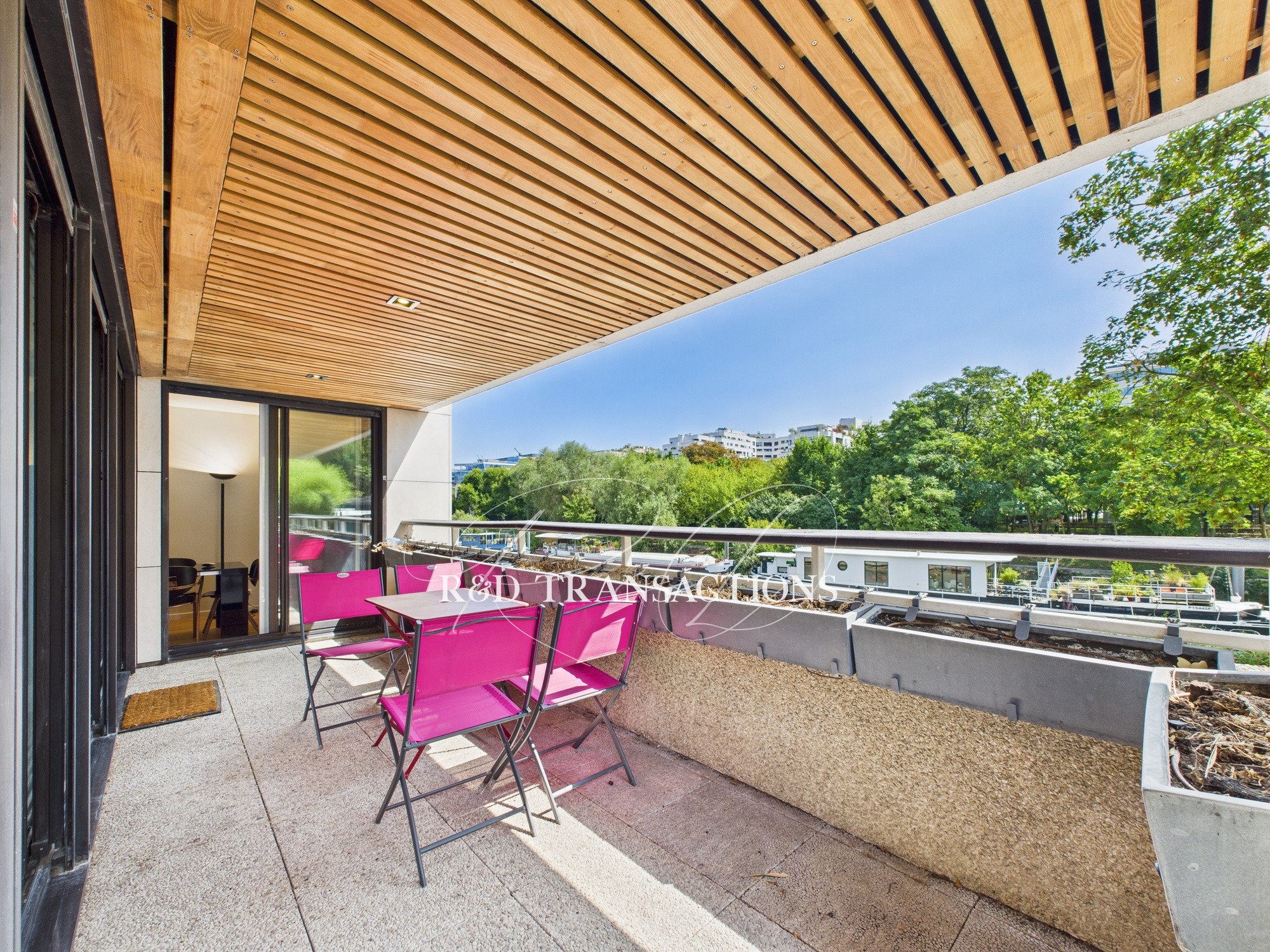 ILE DE LA JATTE LEVALLOIS Appartement 4 pièces avec Terrasse et Jardin — photo 3