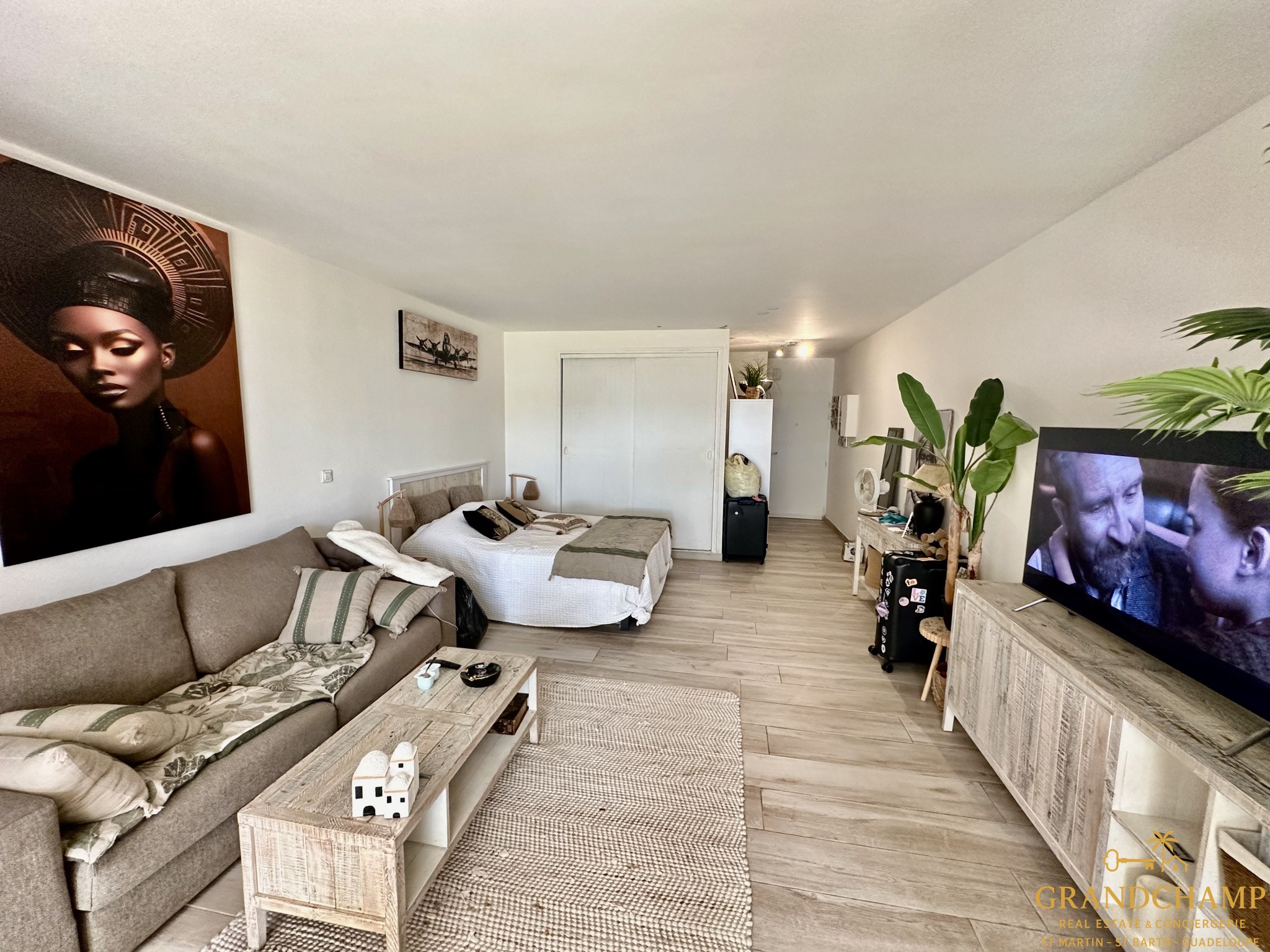 Charmant studio rénové en rez-de-jardin avec terrasse vue mer - Baie Nettlé — photo 2