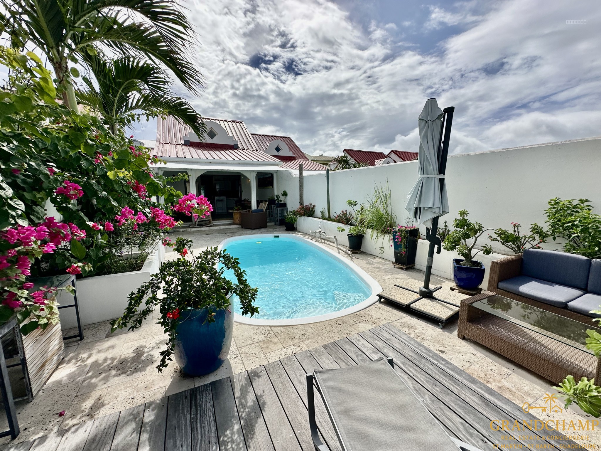 Maison mitoyenne clé en main avec piscine privative   Oyster Pond — photo 7