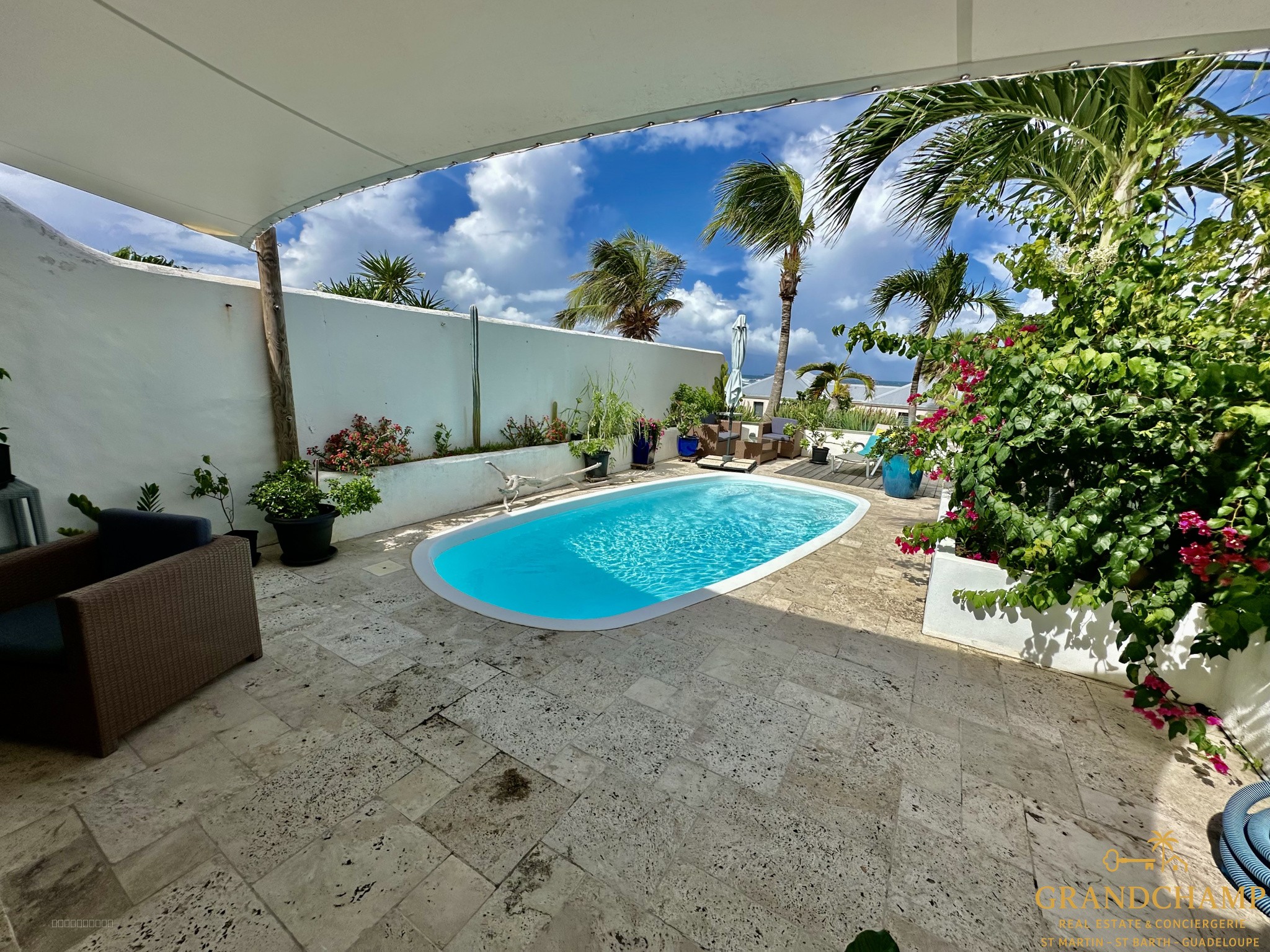 Maison mitoyenne clé en main avec piscine privative   Oyster Pond — photo 2