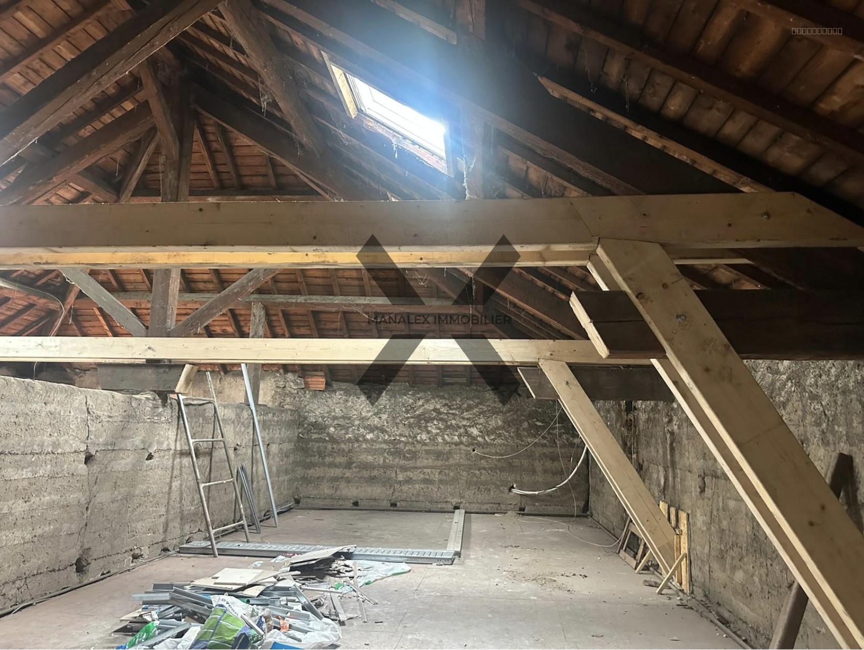 Plateau sous combles à rénover   47 m2   Roanne — photo 3