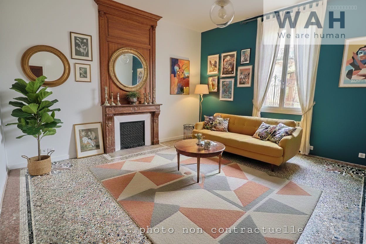 VENTE APPARTEMENT T4 DANS MAISON DE MAÎTRE 4 PIECES AVEC COUR À PLAISSAN 34230 — photo 3