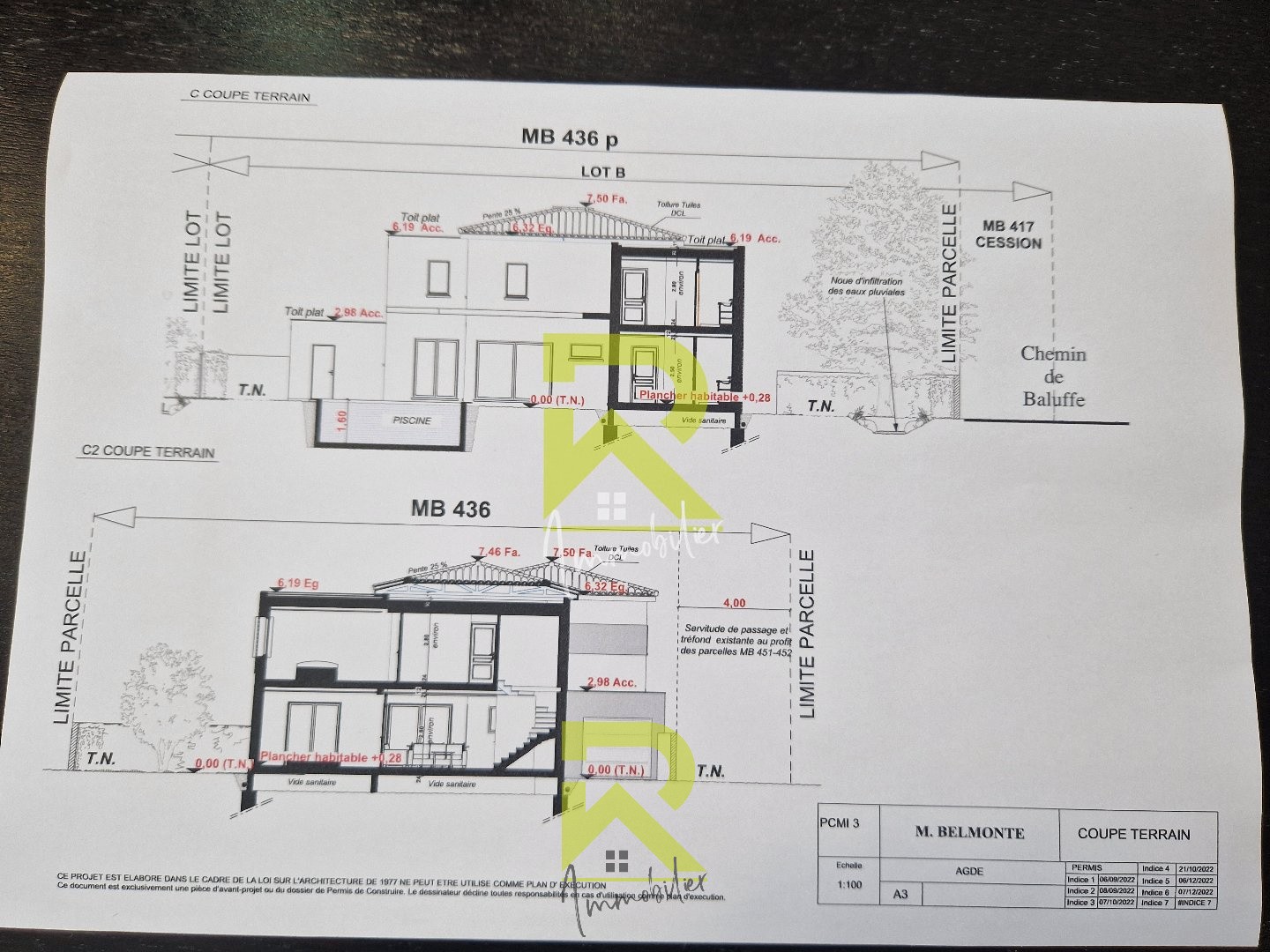 LE GRAU D'AGDE - TERRAIN CONSTRUCTIBLE - VIABILISE + PERMIS CONSTRUIRE — photo 4