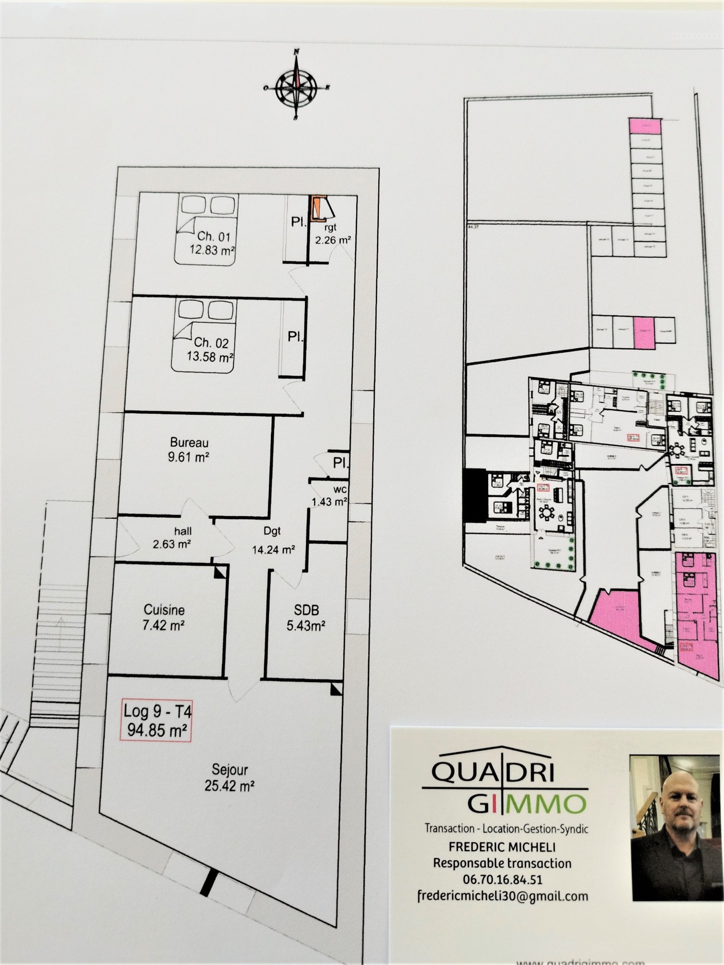 JONQUIERES ST VINCENT - TYPE 4 DE 94.85M2 A RENOVER - JARDIN, PARKING LOT 9 — photo 1