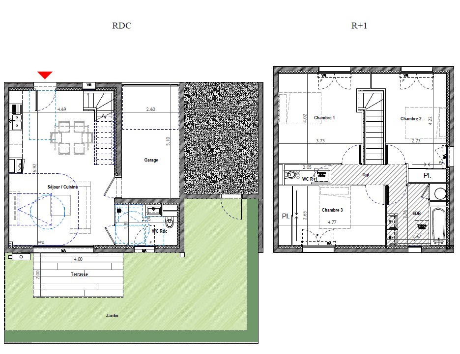 A MONTPELLIER, CASTELNAU-LE-LEZ, UNE VILLA NEUVE T4, AVEC JARDIN ET GARAGE — photo 9