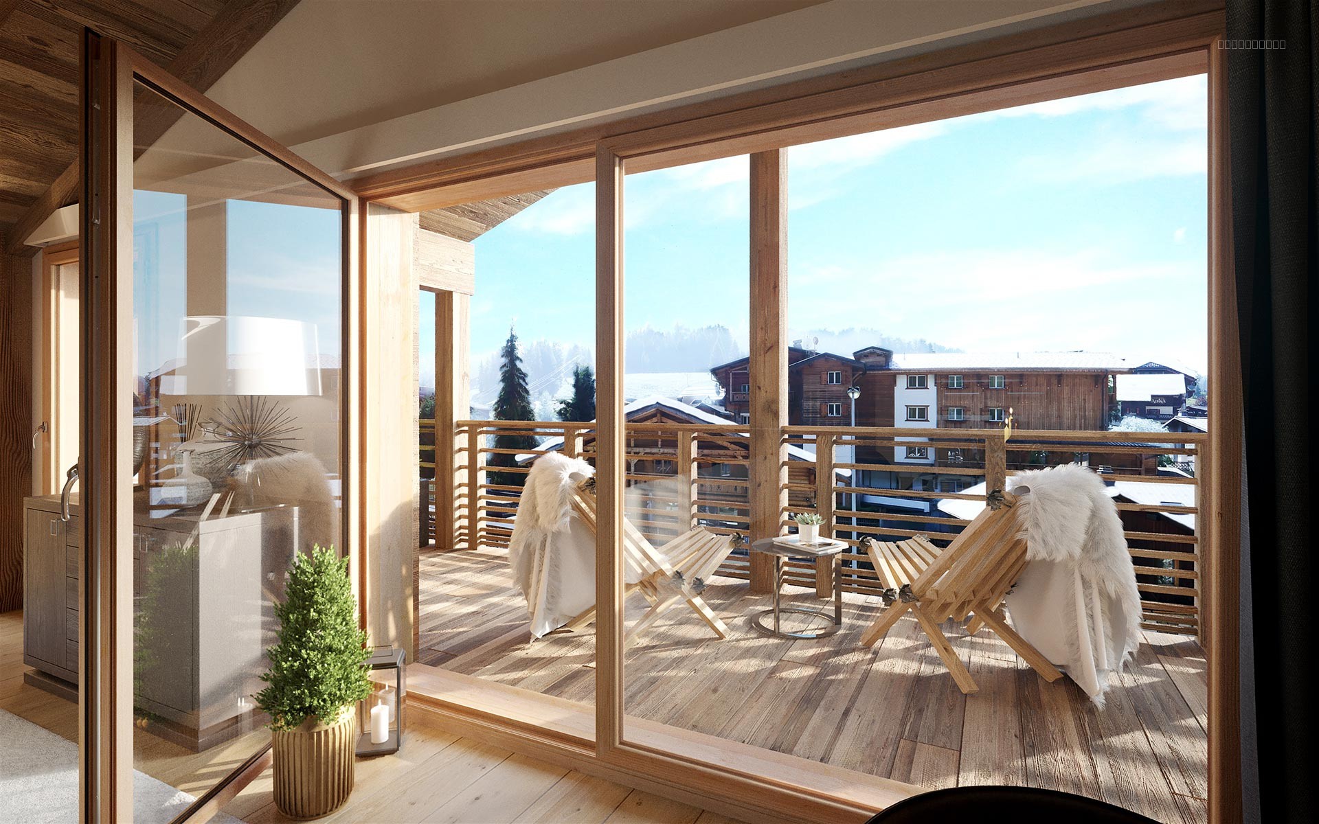 UN APPARTEMENT NEUF 3 PIECES, AVEC TERRASSE DE 14M2, A FONT-ROMEU — photo 3