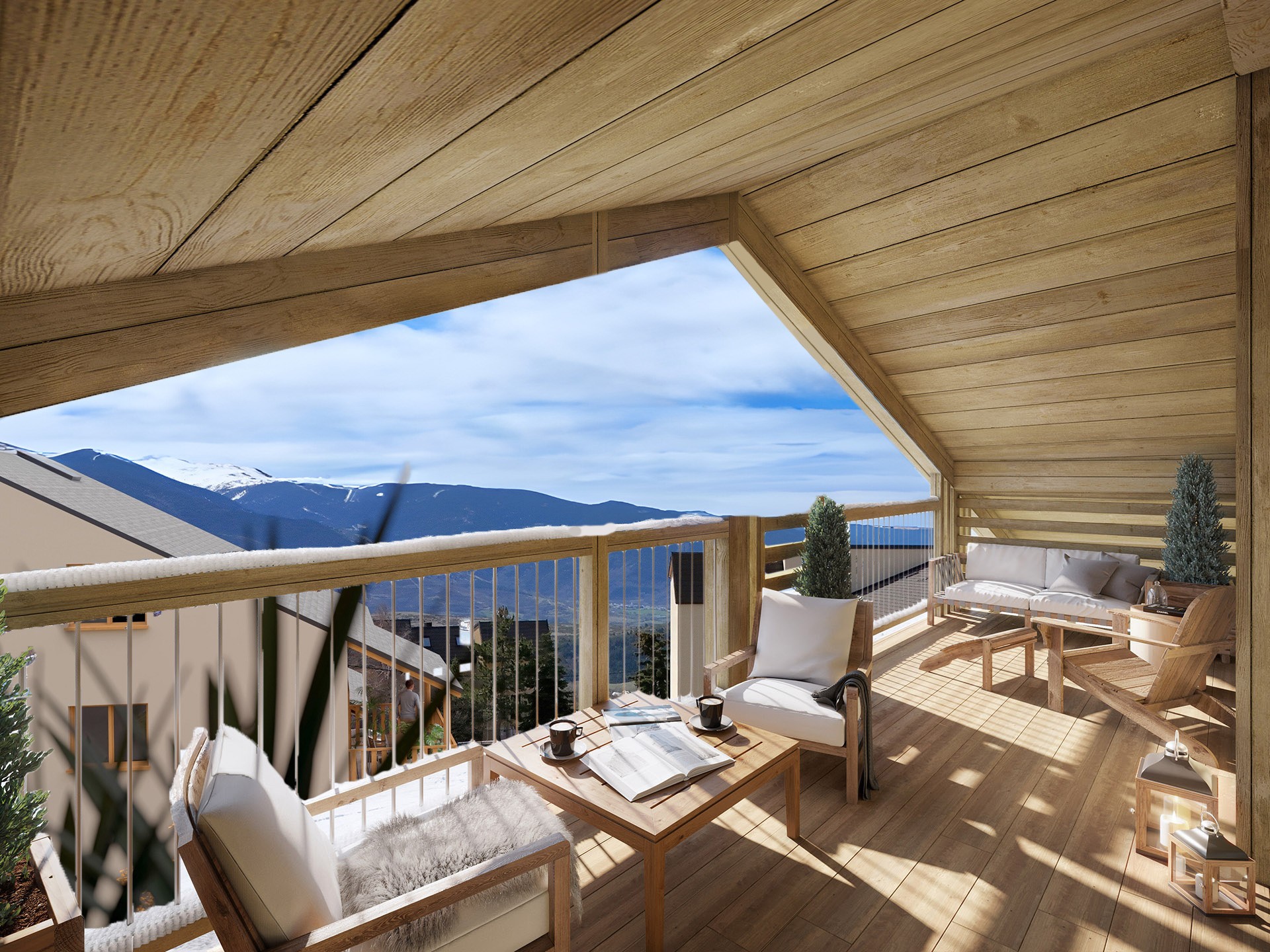UN APPARTEMENT NEUF 3 PIECES, AVEC TERRASSE DE 14M2, A FONT-ROMEU — photo 4