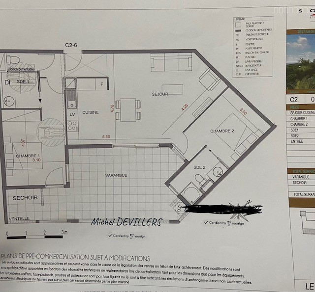 À louer Bel appartement T3 - Vue Mer. Résidence Le Belvédère Du Fort — photo 5