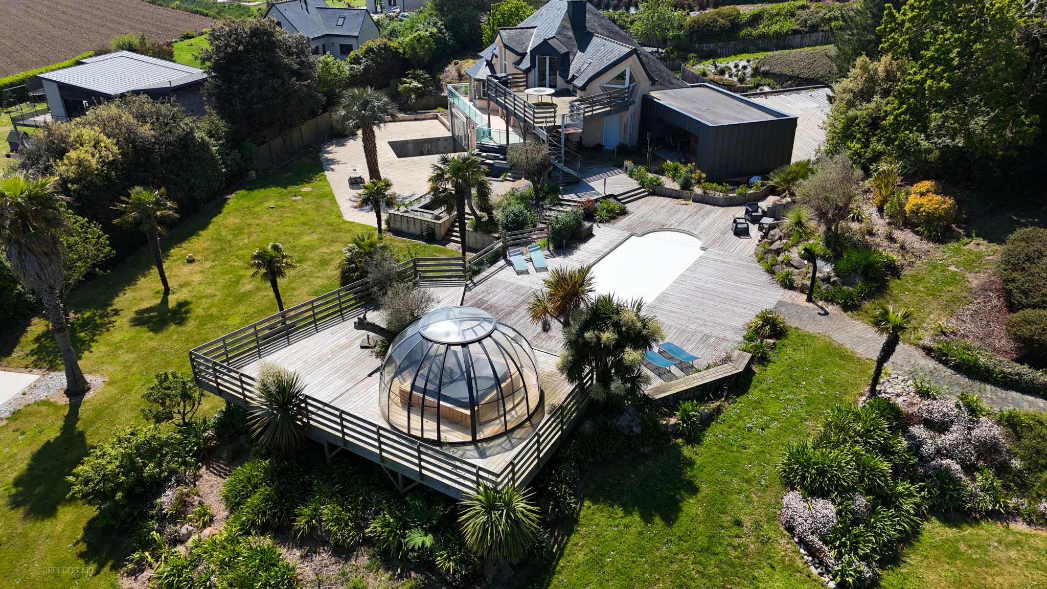 À VENDRE   Maison contemporaine avec vue mer exceptionnelle sur l’archipel de Bréhat - plage à pied — photo 2